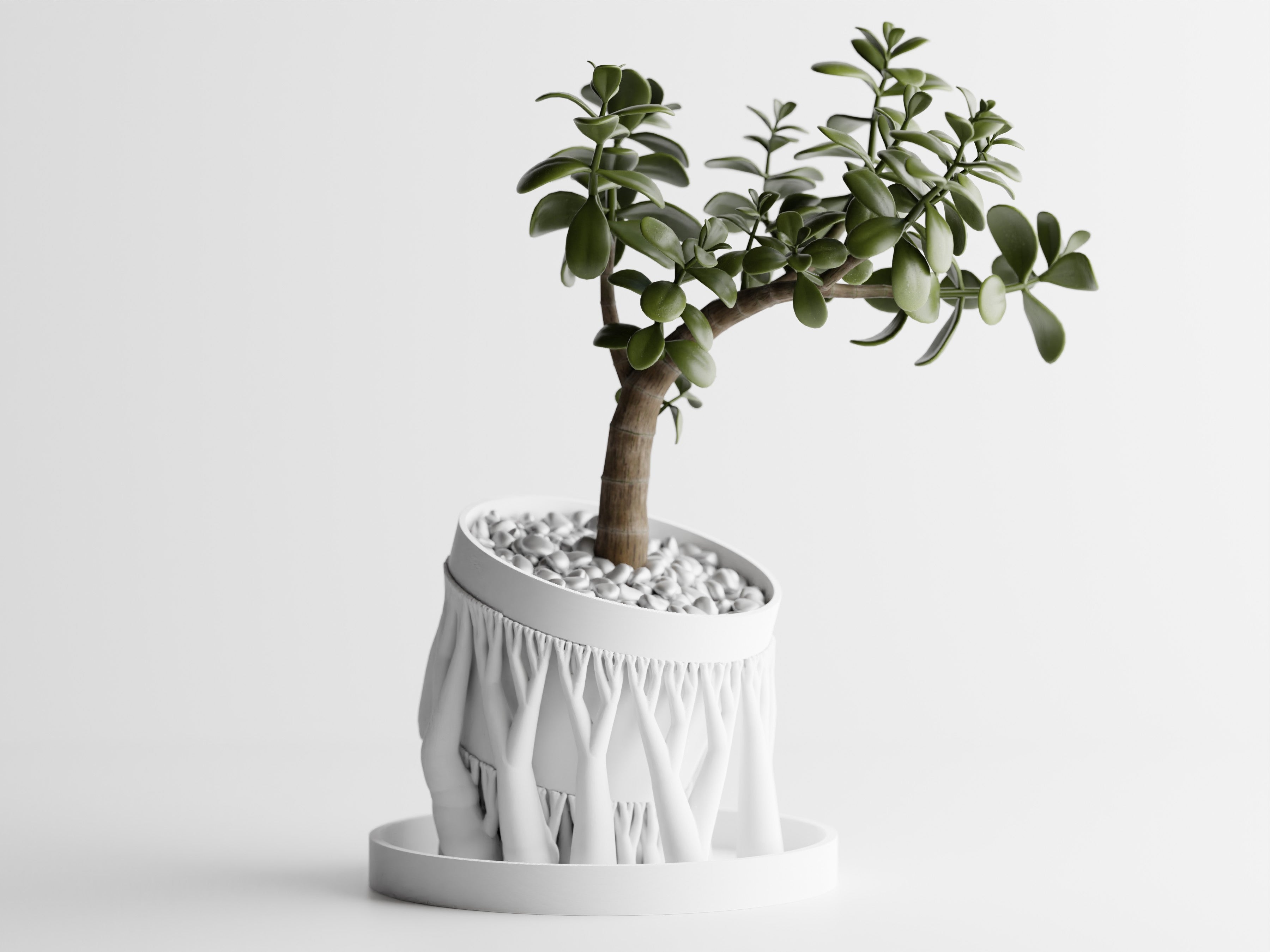 Drapeau – Gathered Sculptural Planter