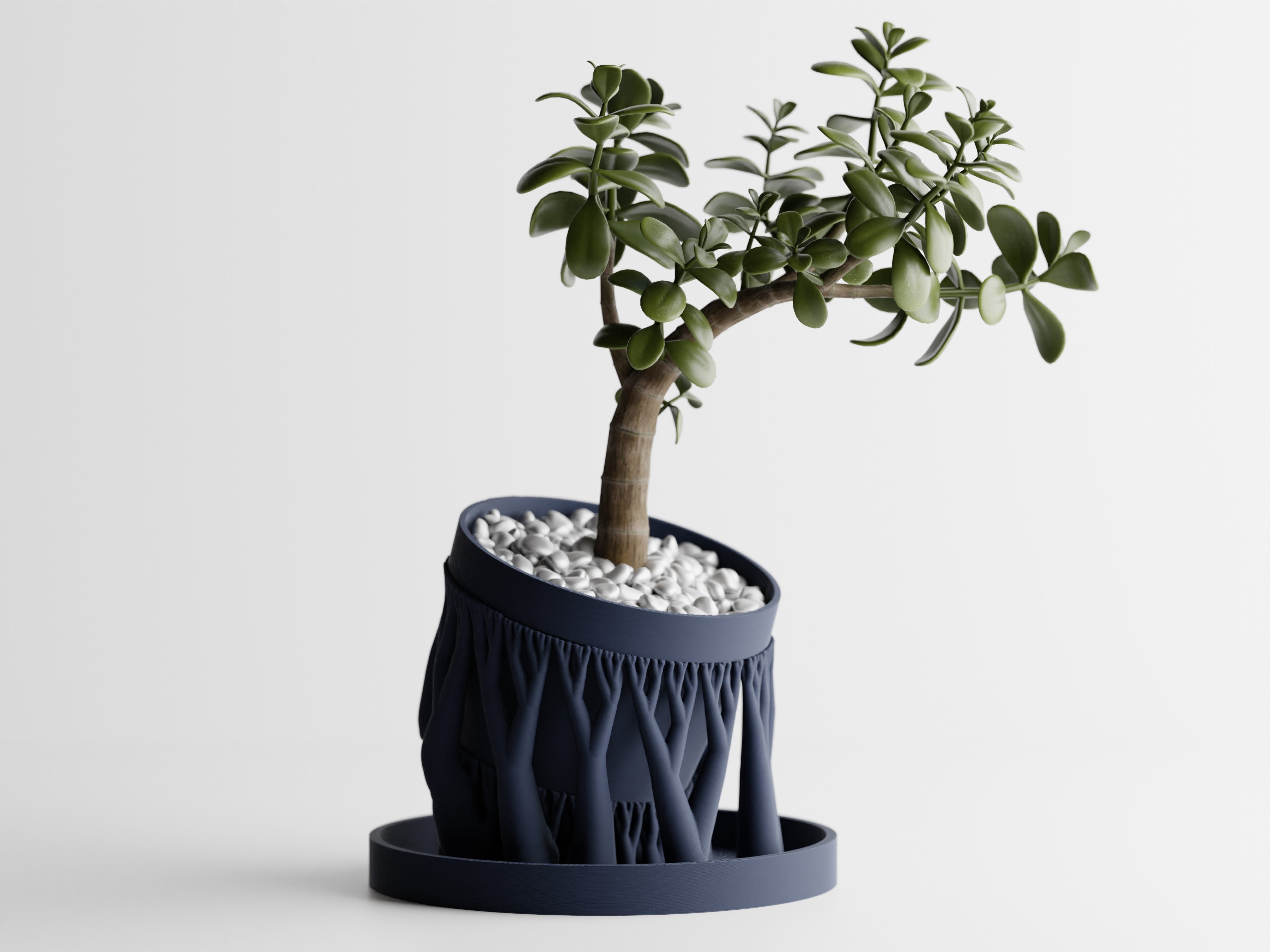 Drapeau – Gathered Sculptural Planter