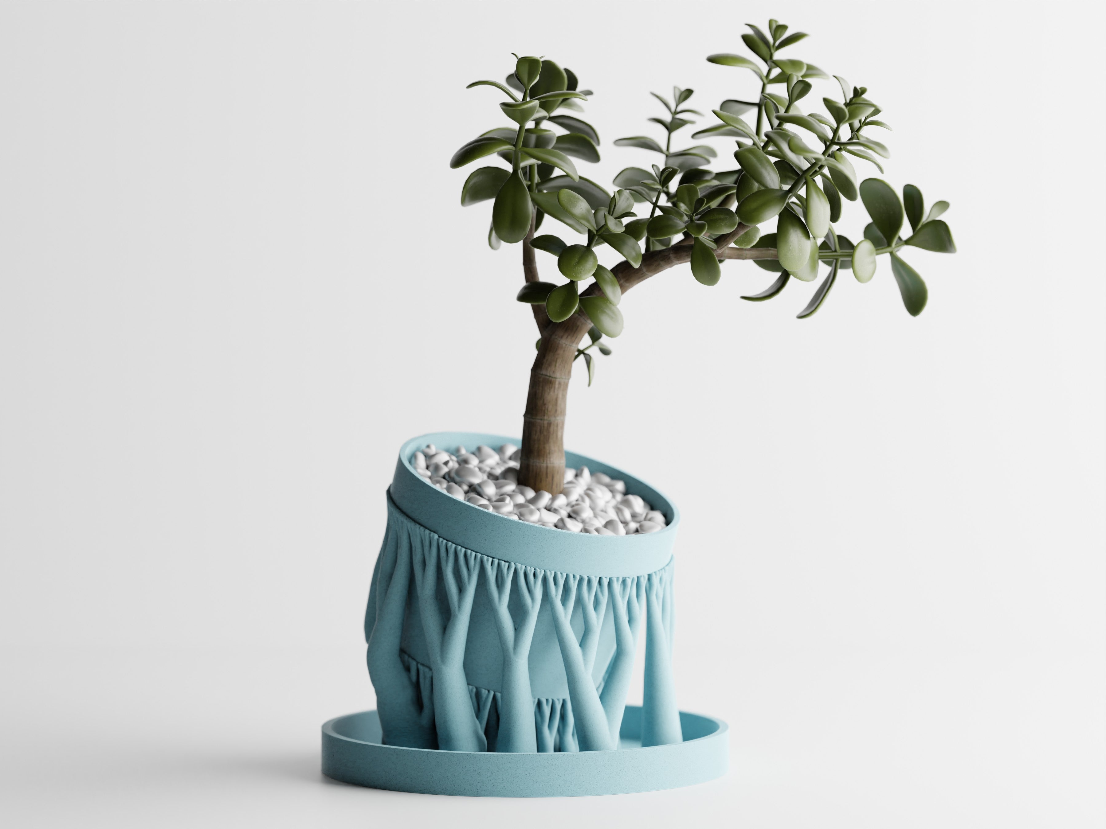 Drapeau – Gathered Sculptural Planter