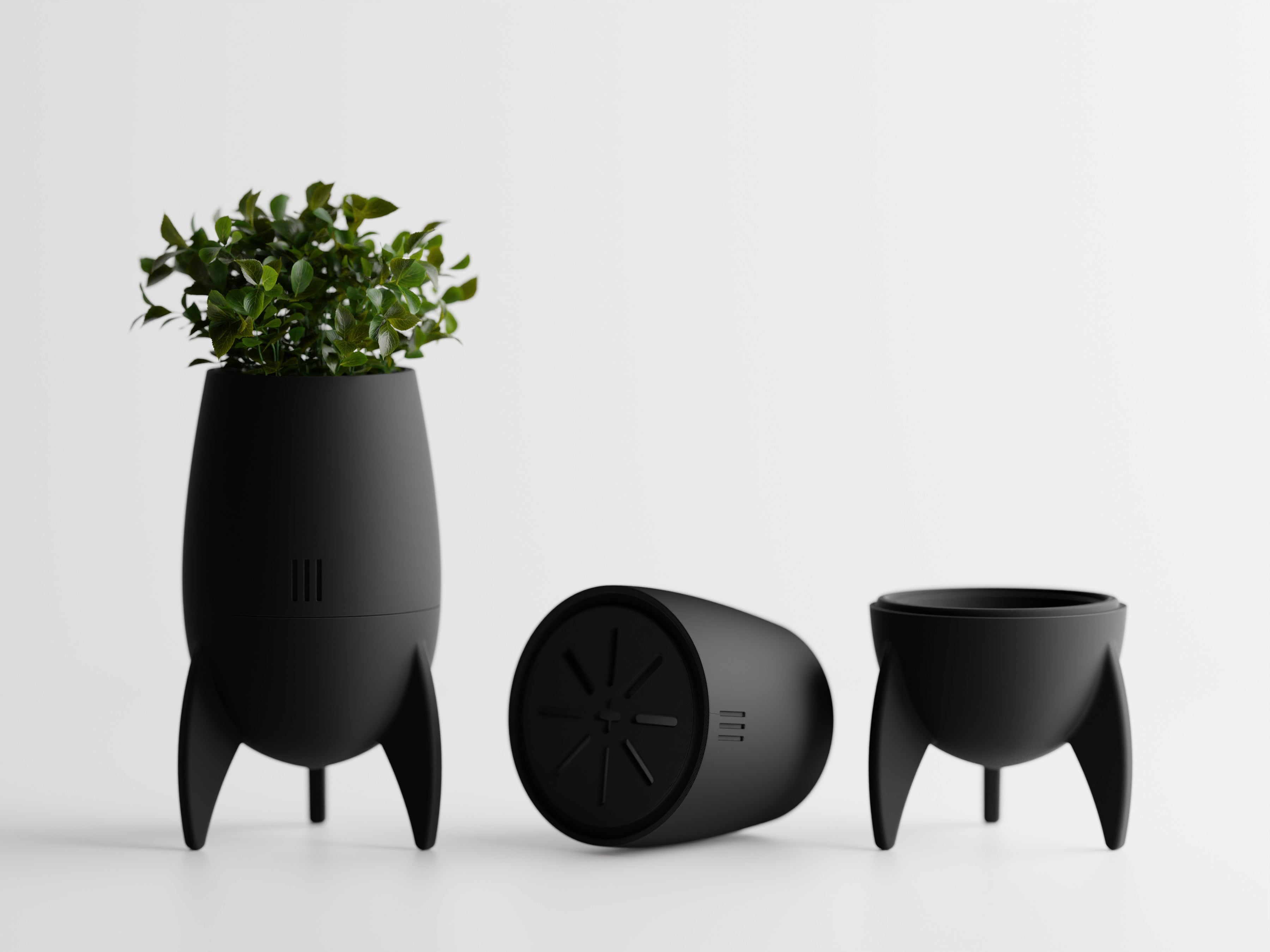 RocketPot – Space-Inspired Planter