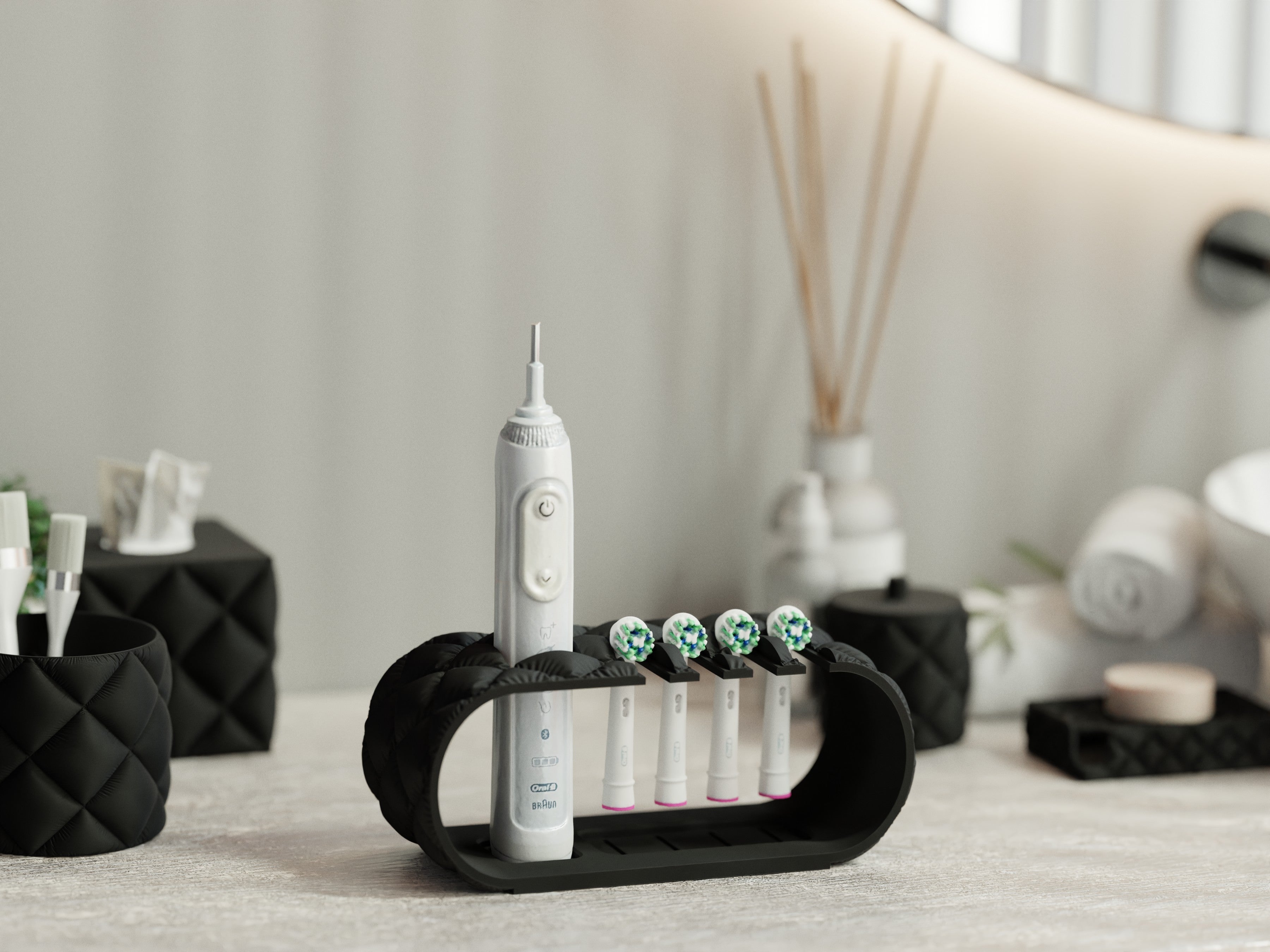 Brusha Cube – Inflated Toothbrush Holder for Oral-B