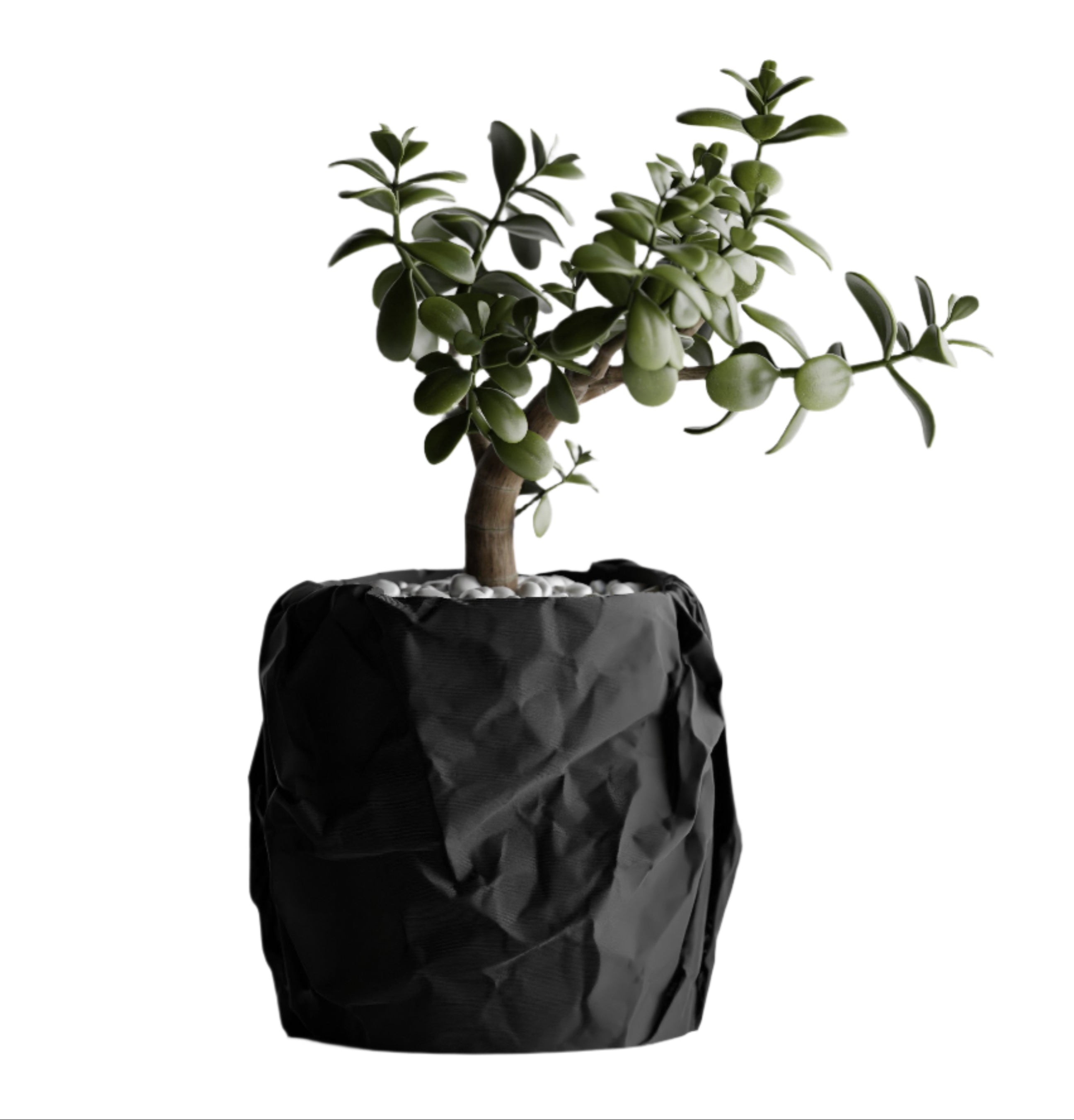 Crumpled – Crushed Texture Decorative Plant Pot