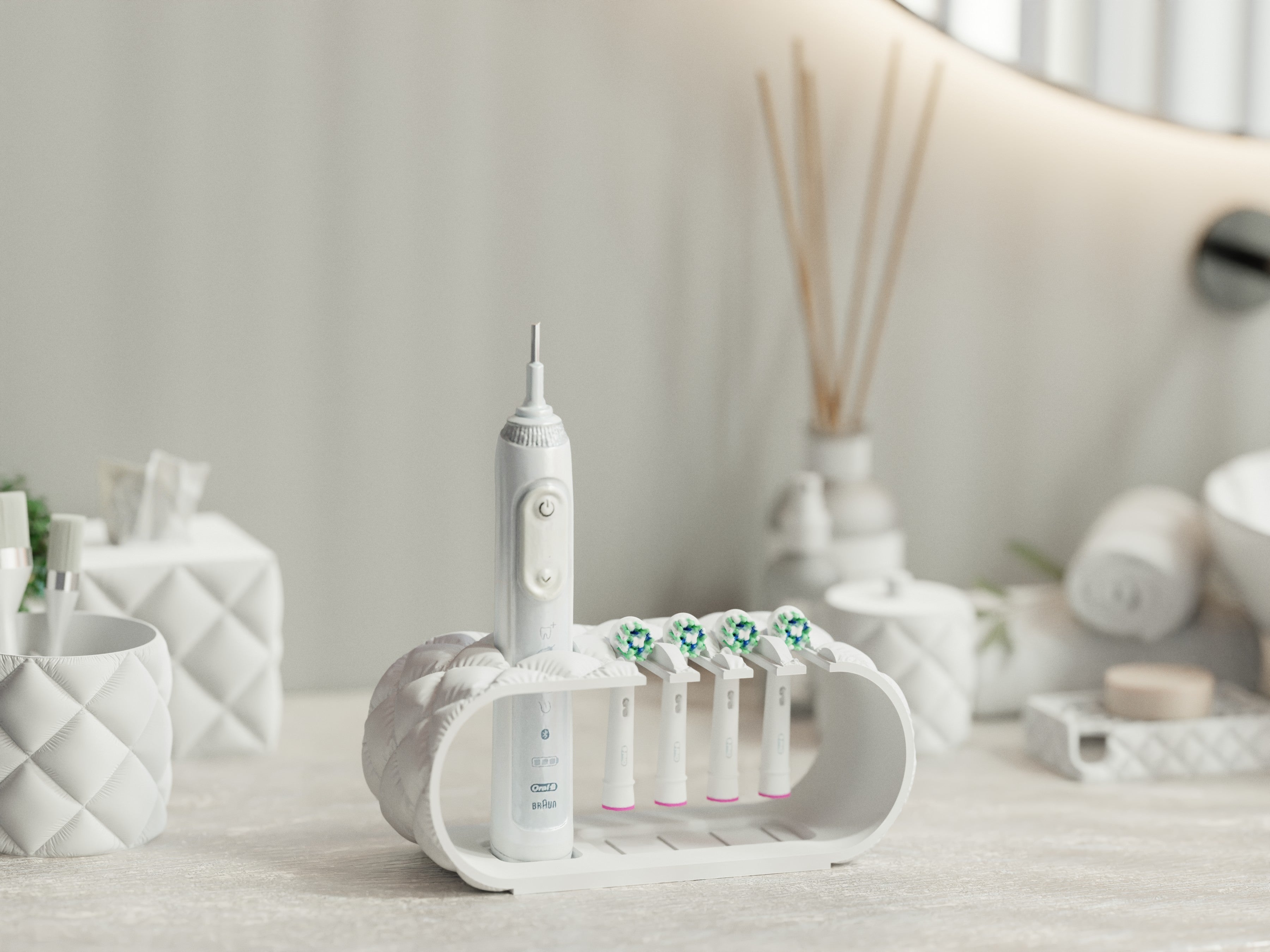 Brusha Cube – Inflated Toothbrush Holder for Oral-B