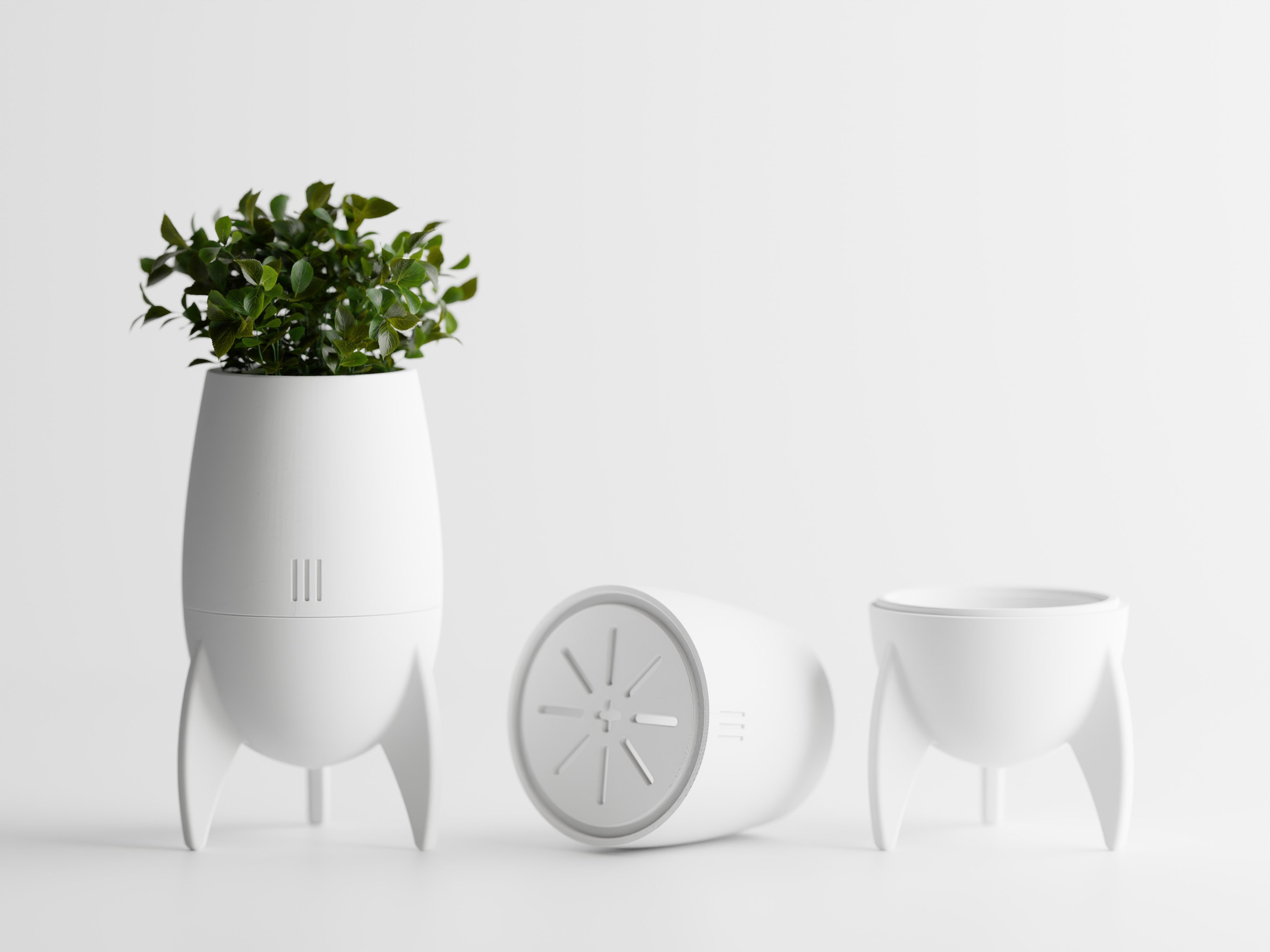RocketPot – Space-Inspired Planter