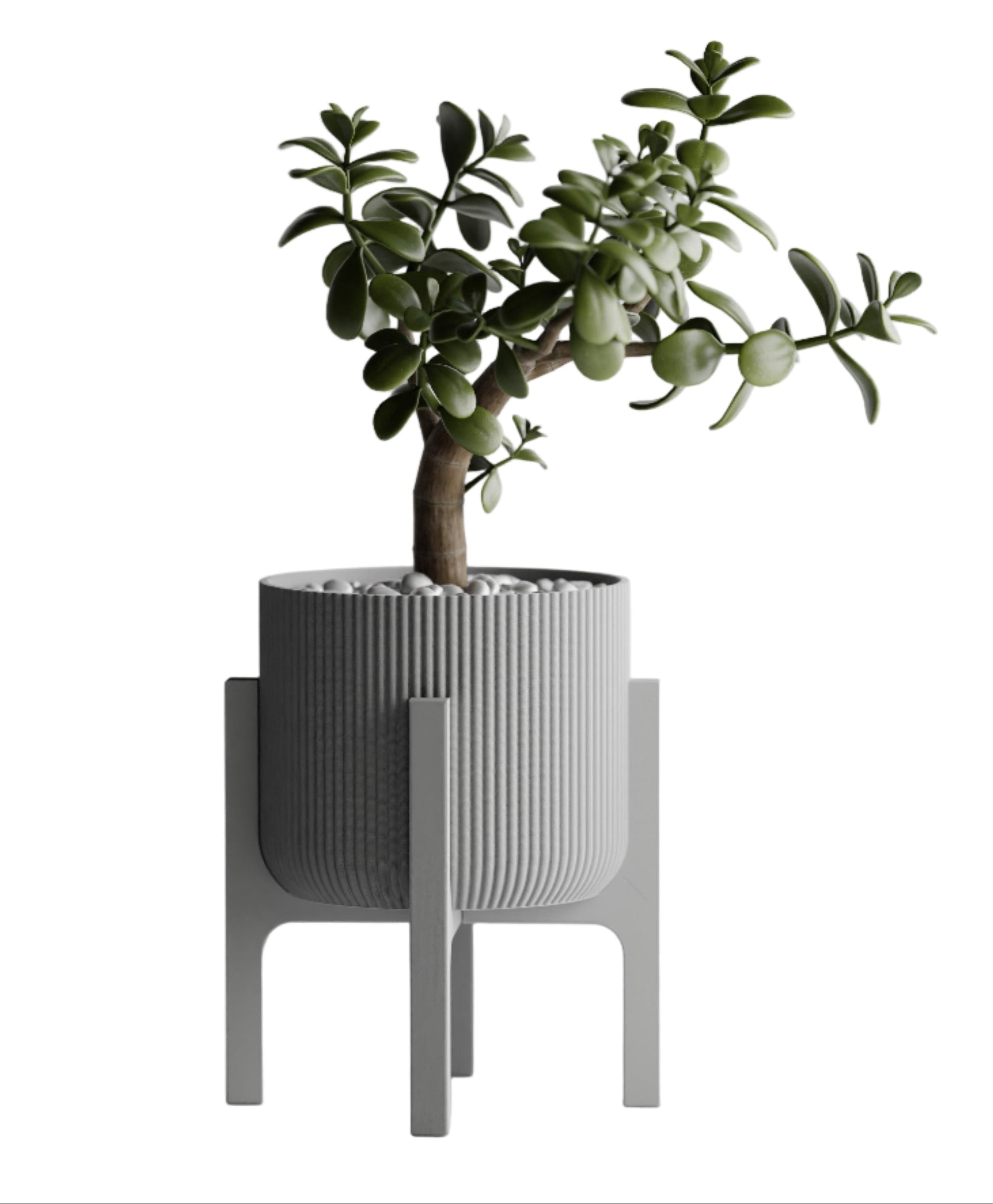 Plant Pot Elevare – Mid-Century Stand & Interchangeable Pot Set