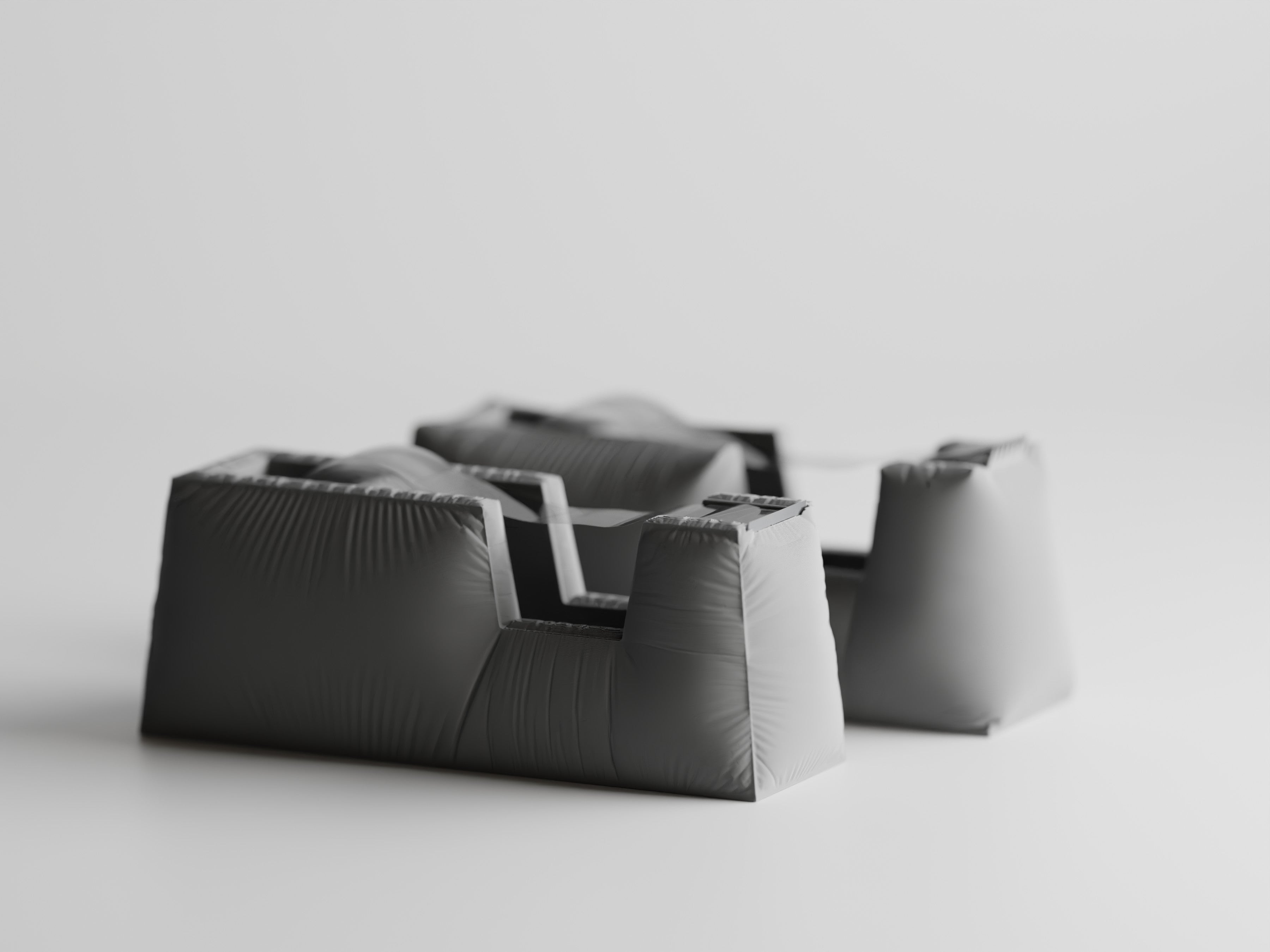 TapeNest – Fabric-Textured Tape Dispenser