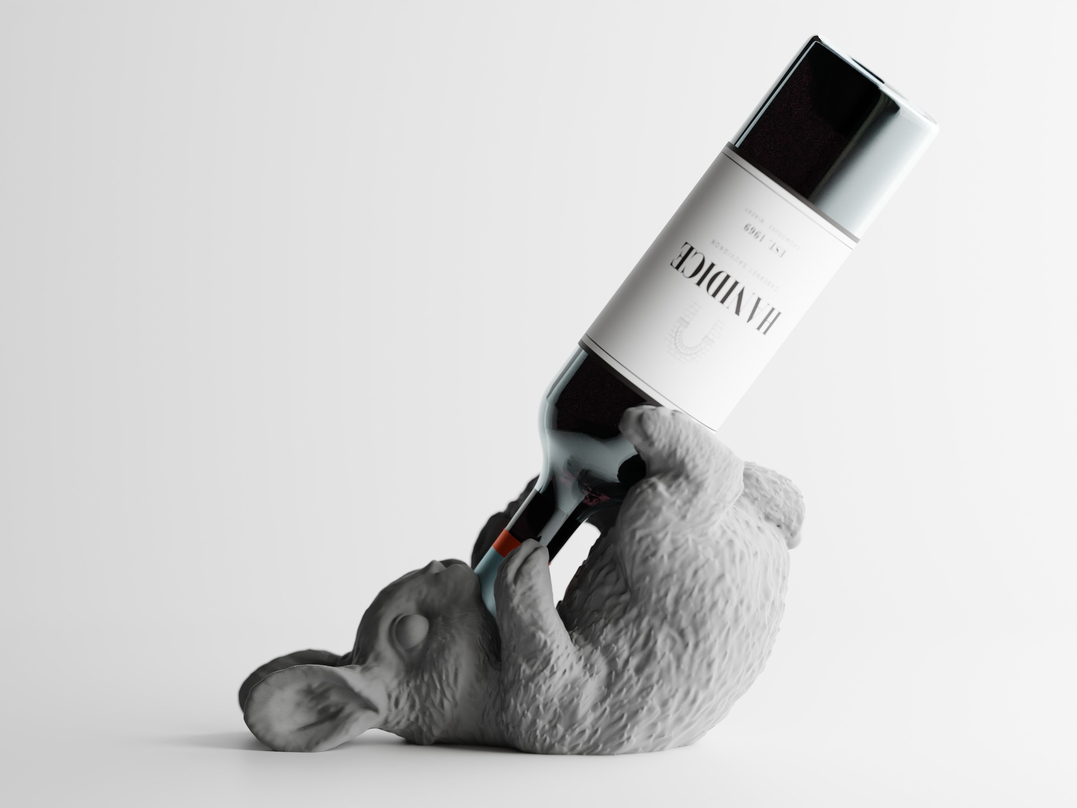 SipBunny – Bunny-Shaped Wine Bottle Holder
