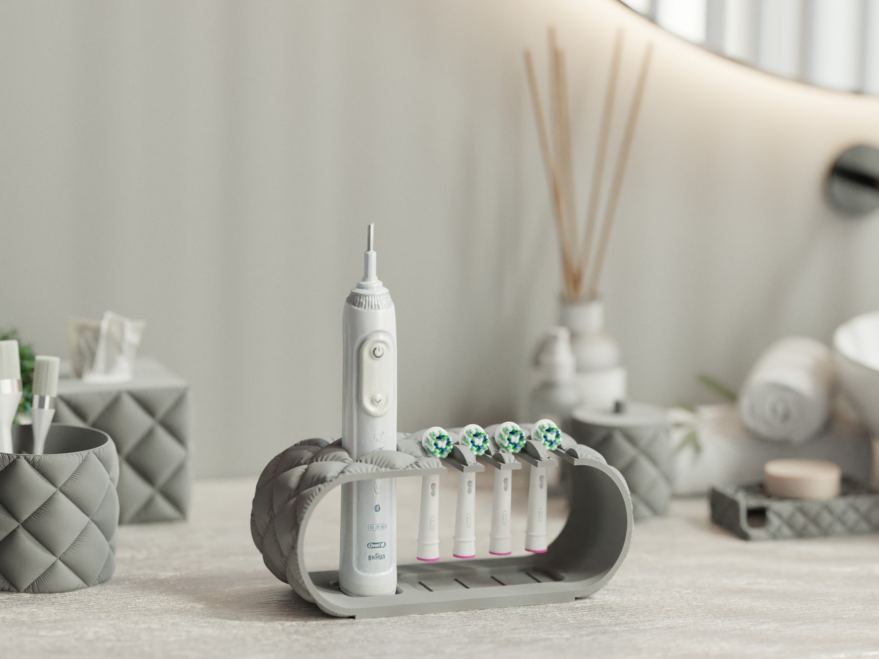 Brusha Cube – Inflated Toothbrush Holder for Oral-B