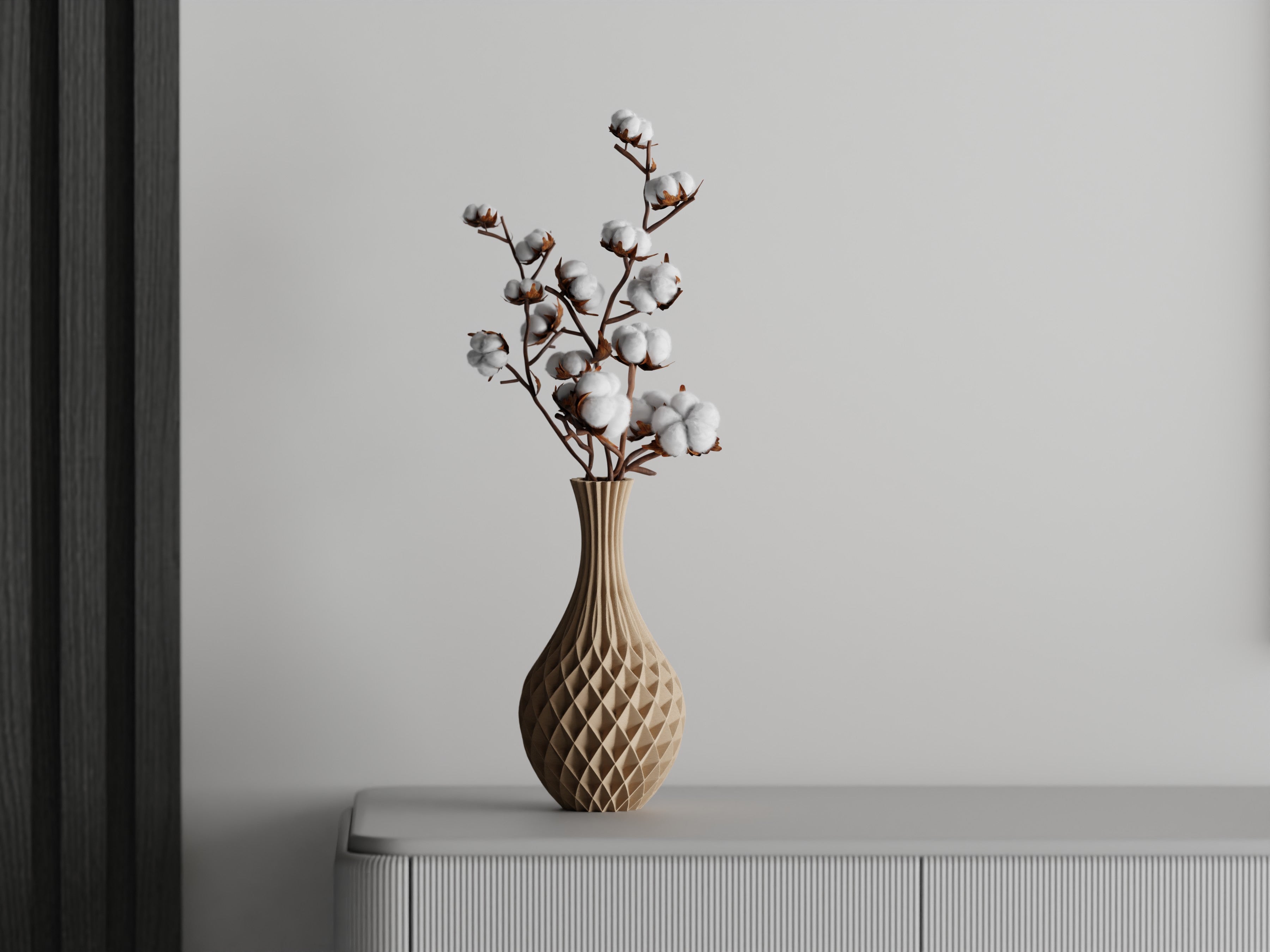 OrbisSpire Vase – Sculptural Spiral Design Planter