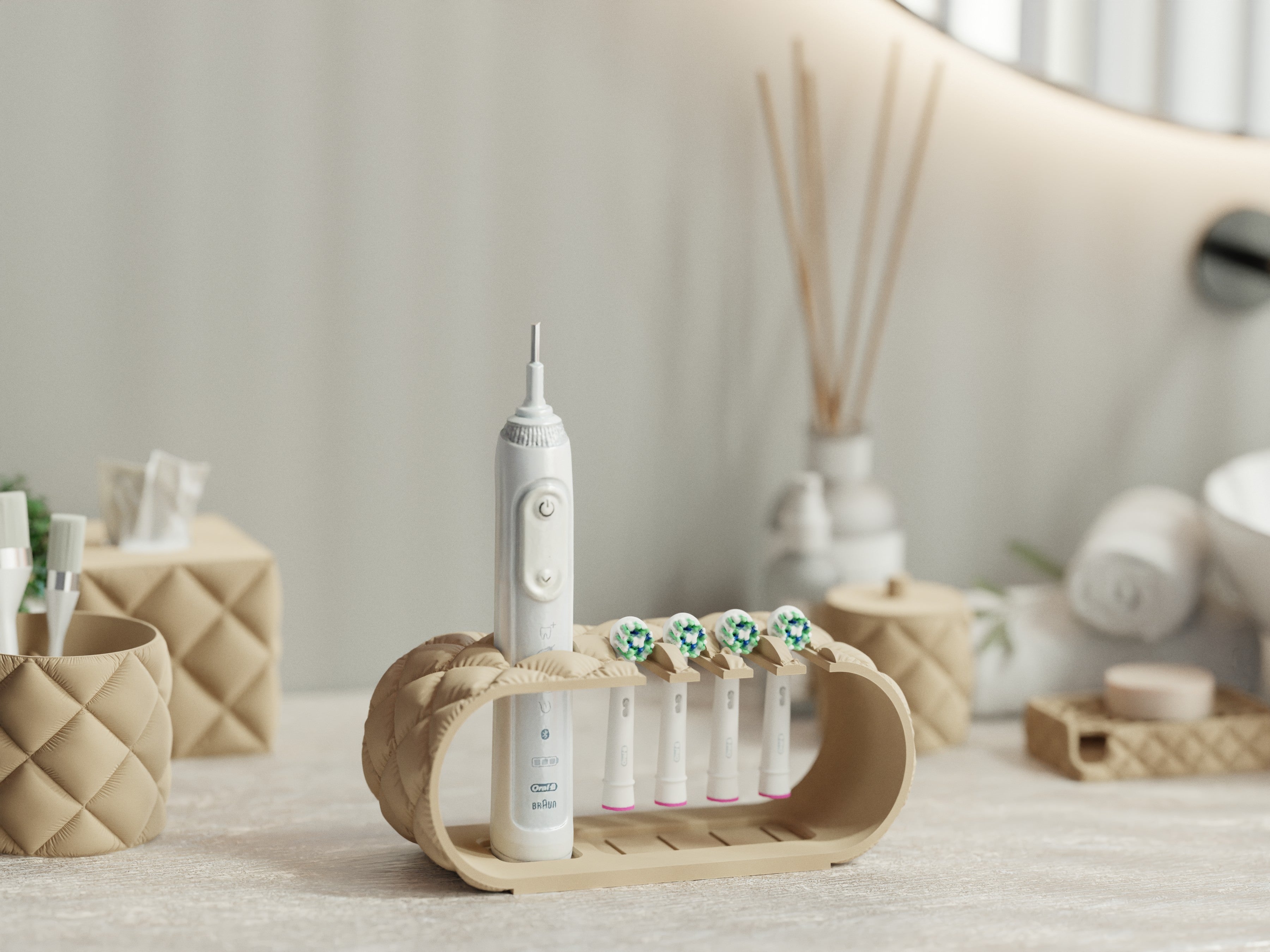 Brusha Cube – Inflated Toothbrush Holder for Oral-B