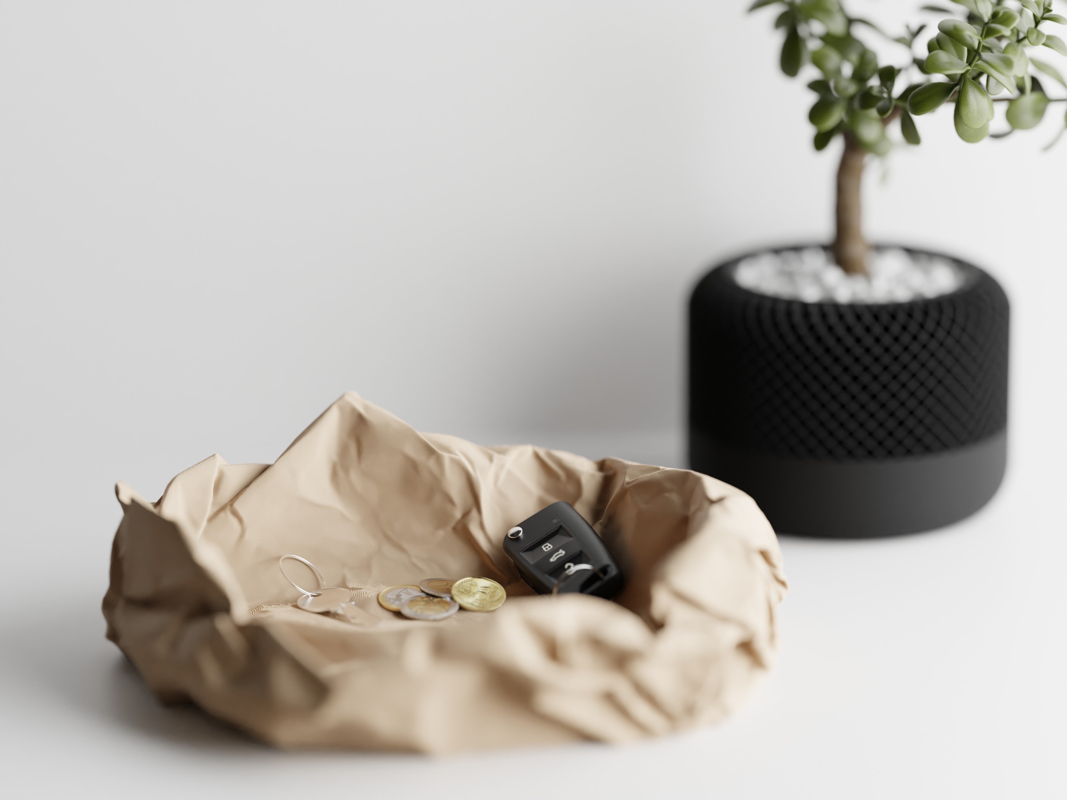 Crumbled Paper Bowl