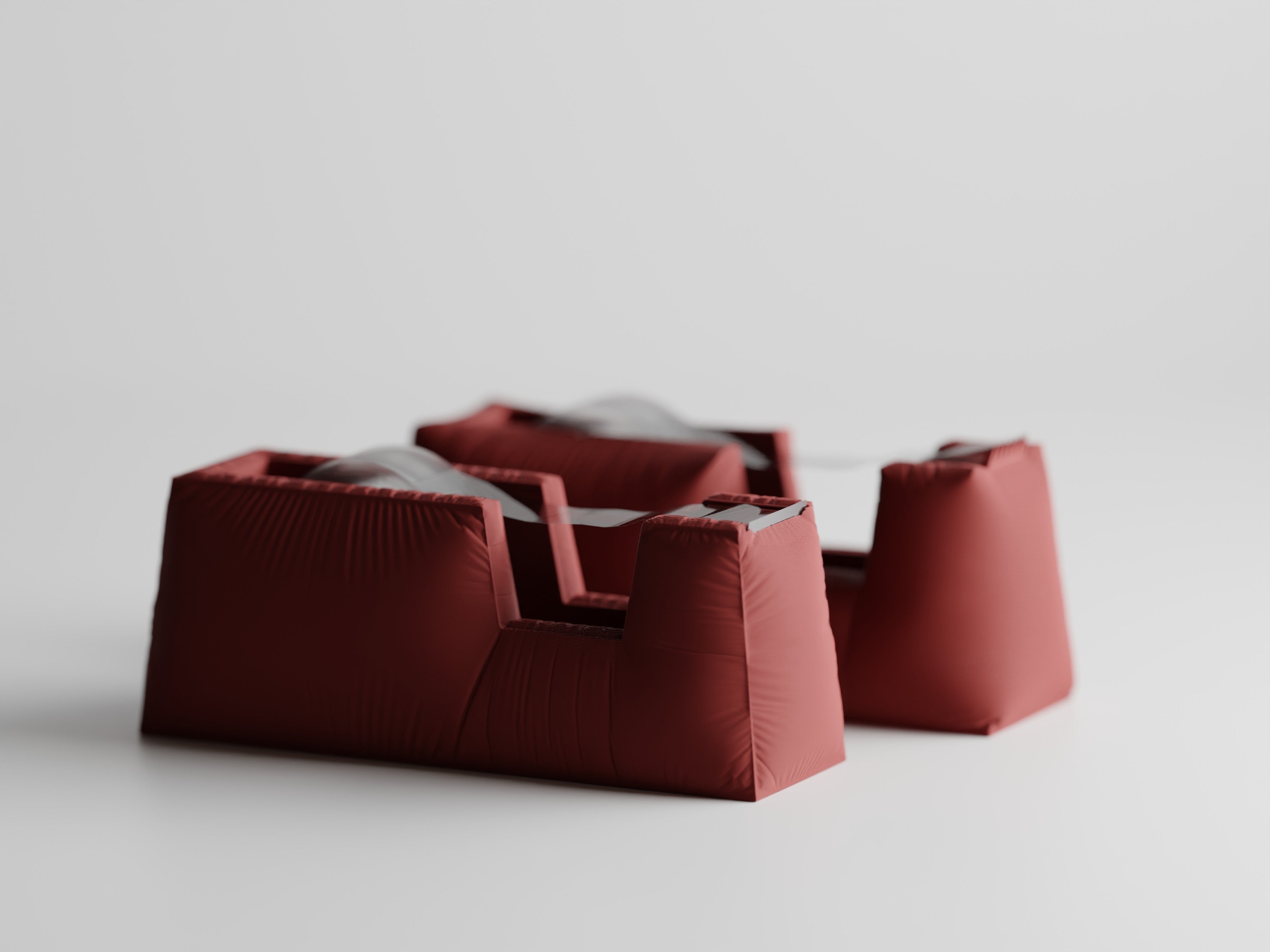 TapeNest – Fabric-Textured Tape Dispenser
