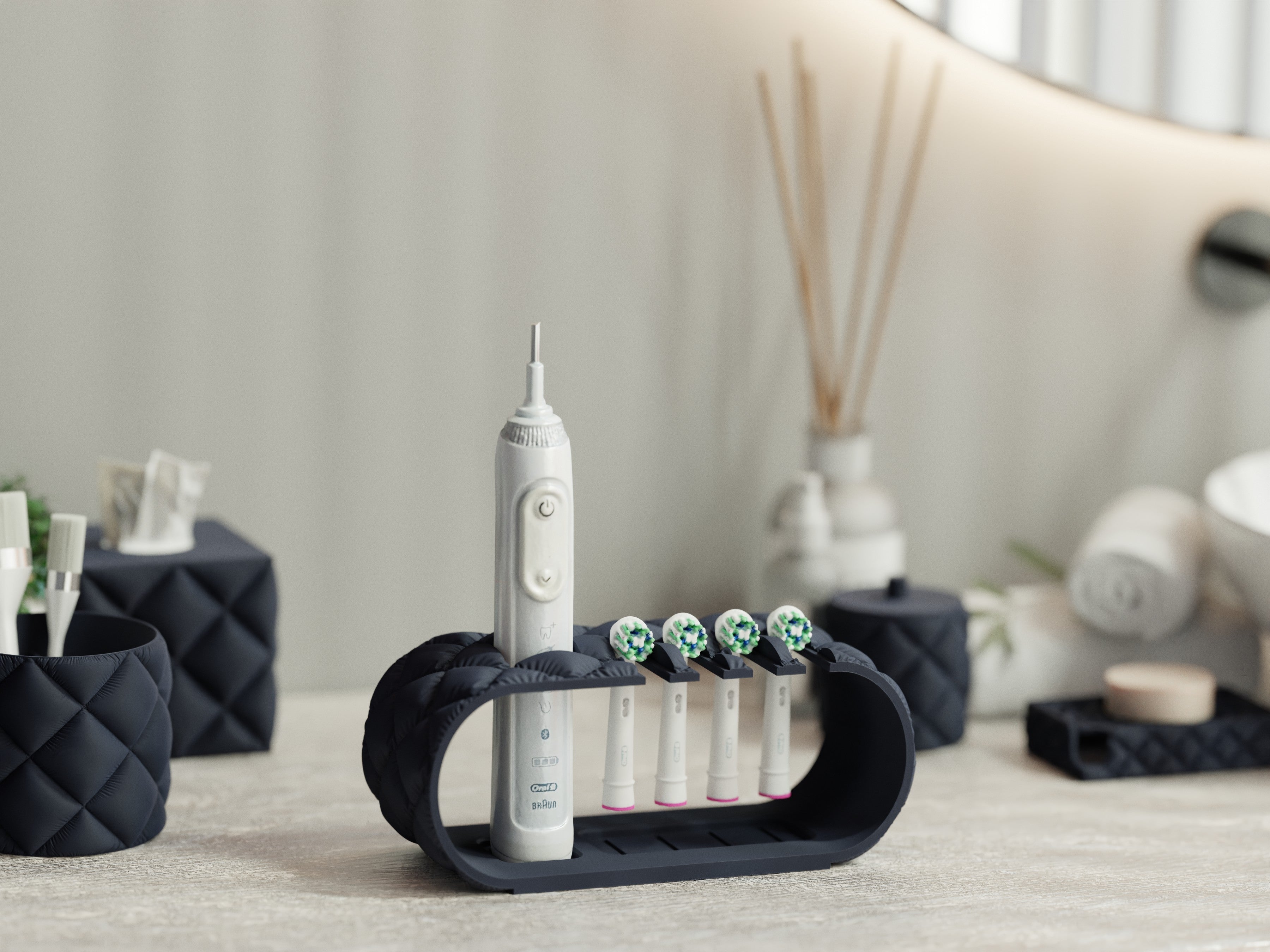Brusha Cube – Inflated Toothbrush Holder for Oral-B