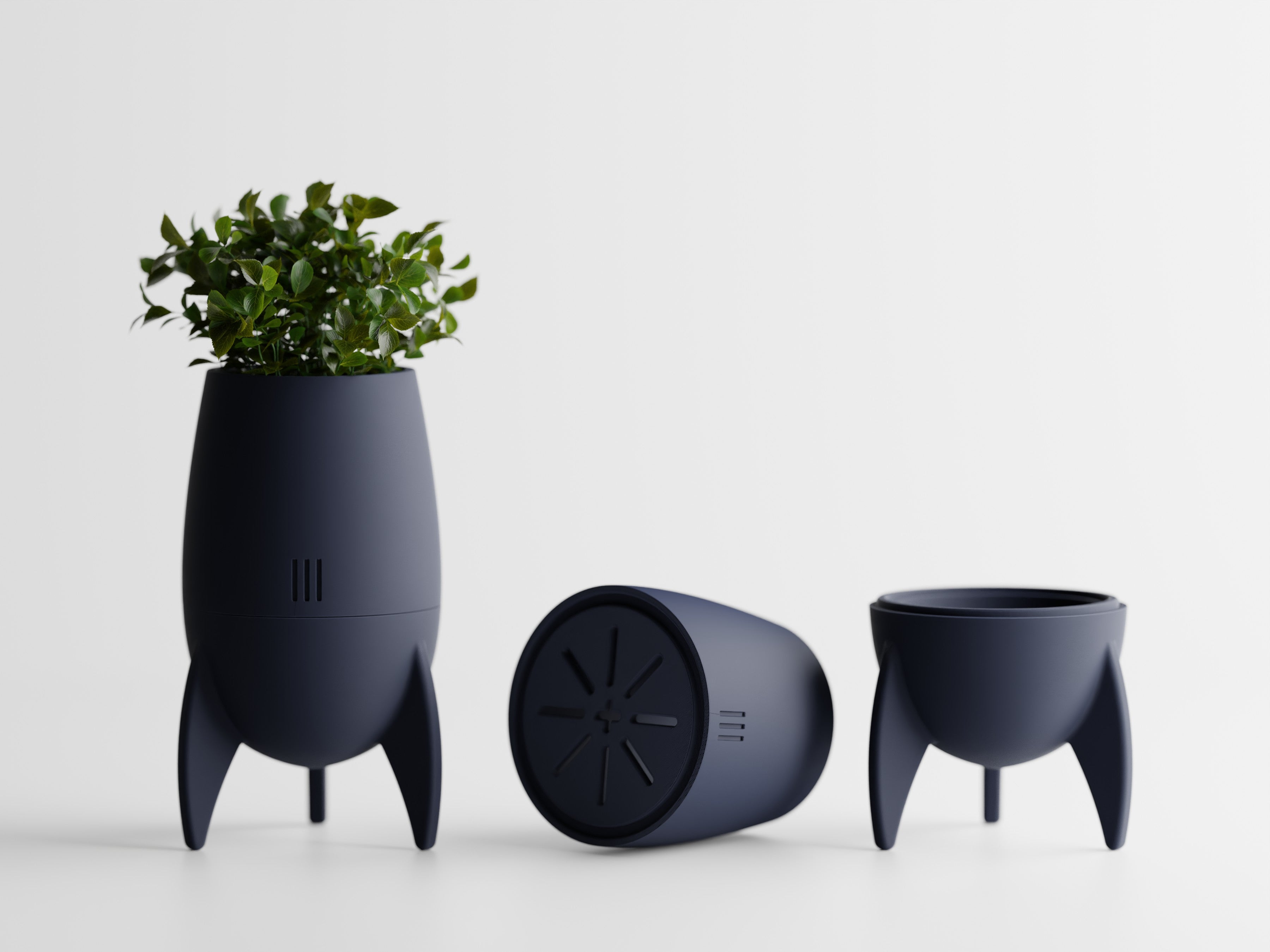 RocketPot – Space-Inspired Planter