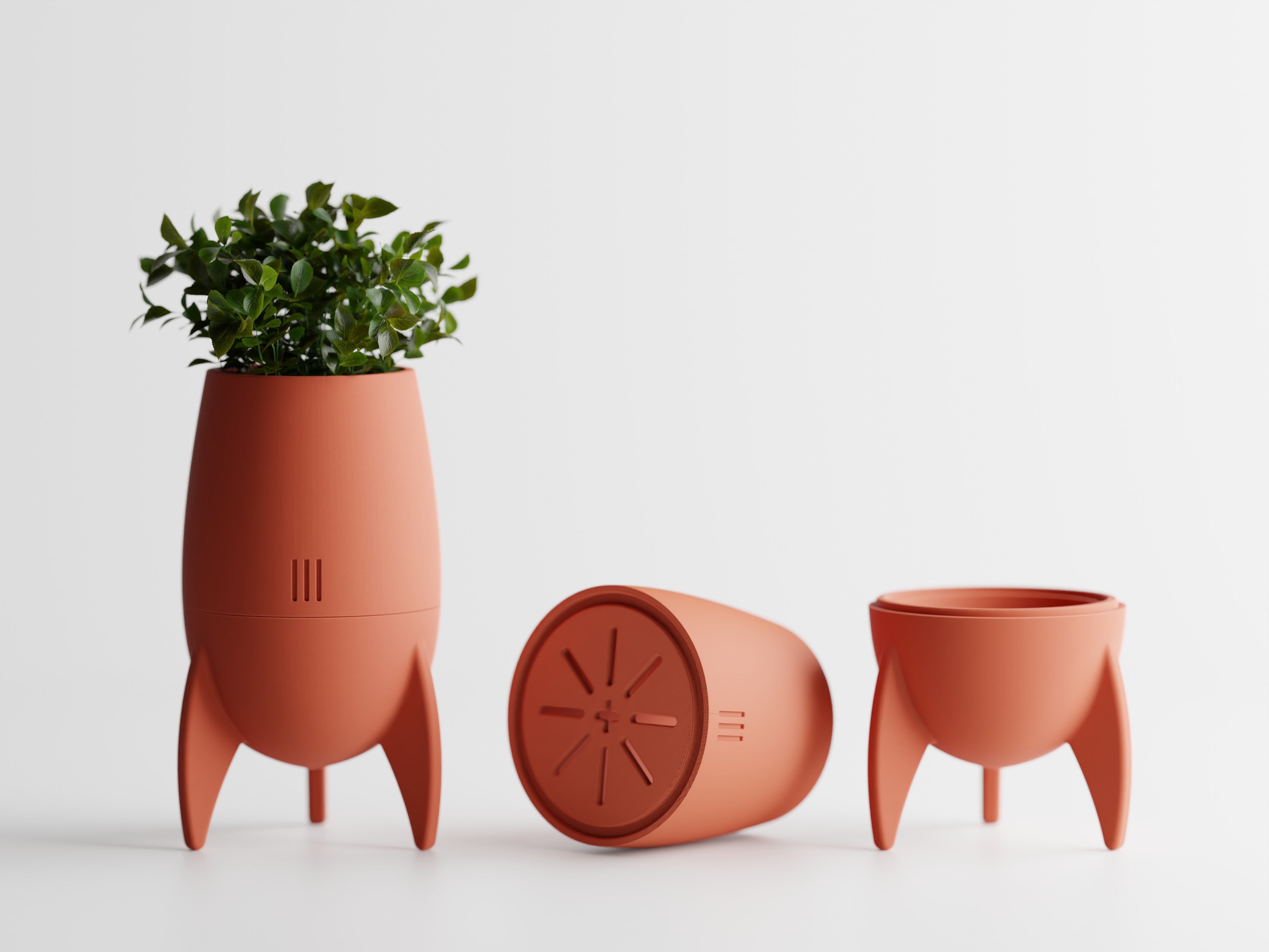 RocketPot – Space-Inspired Planter