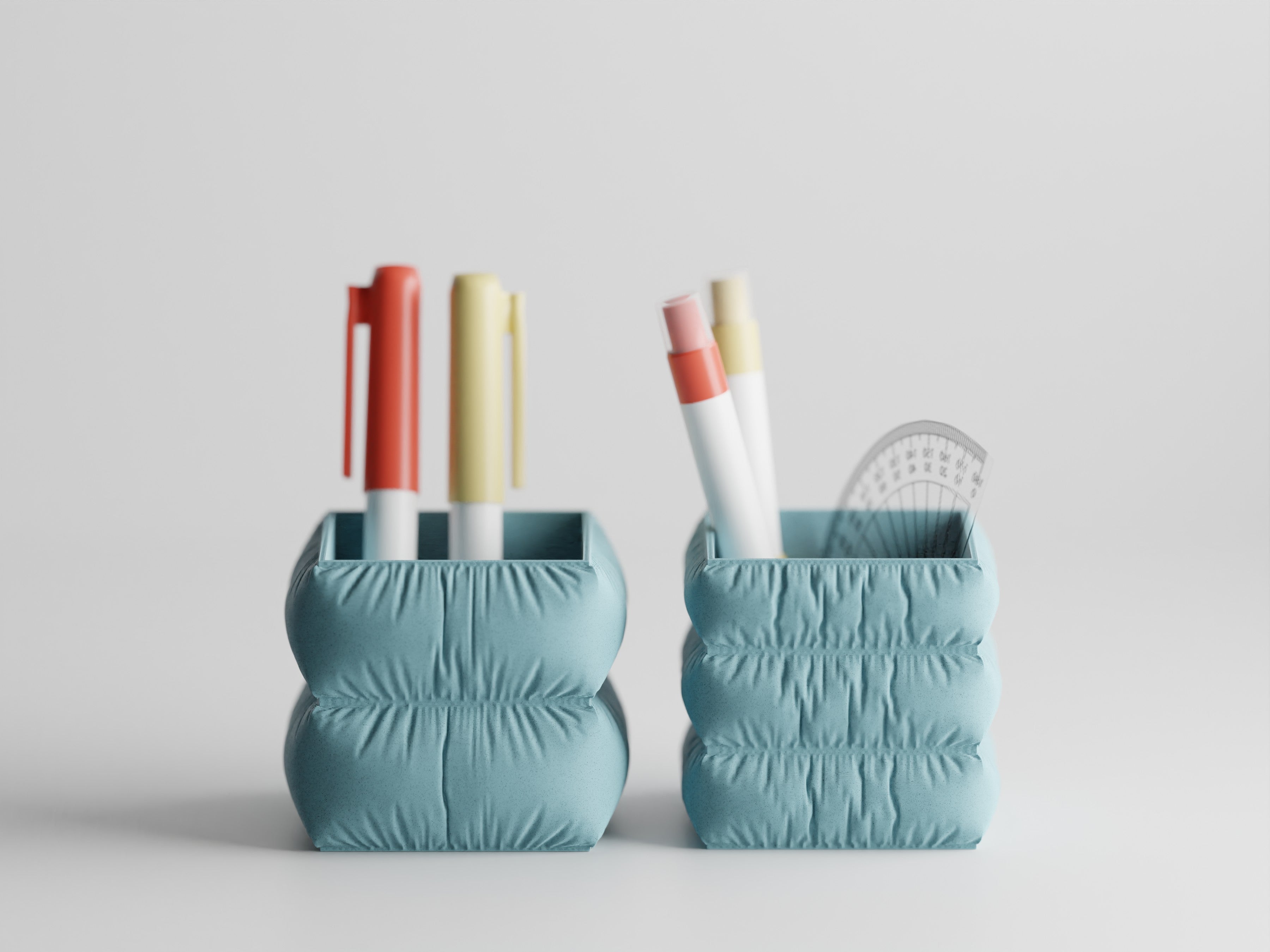 MellowNest – Fabric-Textured Pen Holder