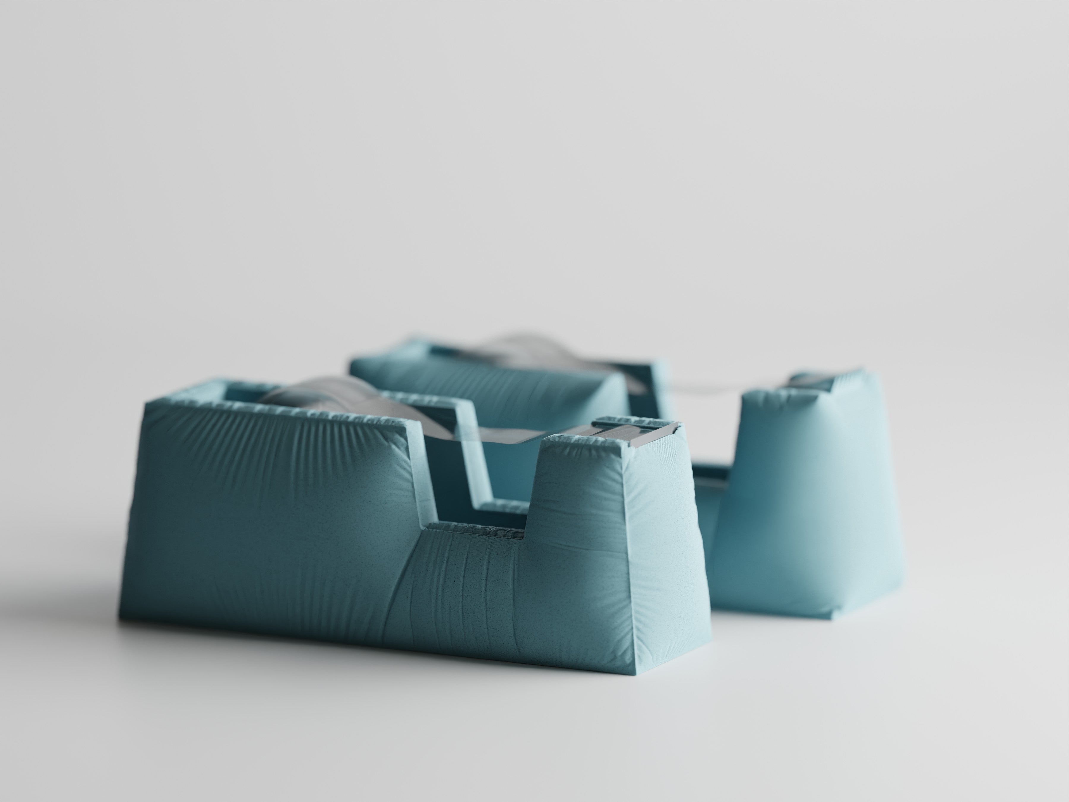 TapeNest – Fabric-Textured Tape Dispenser