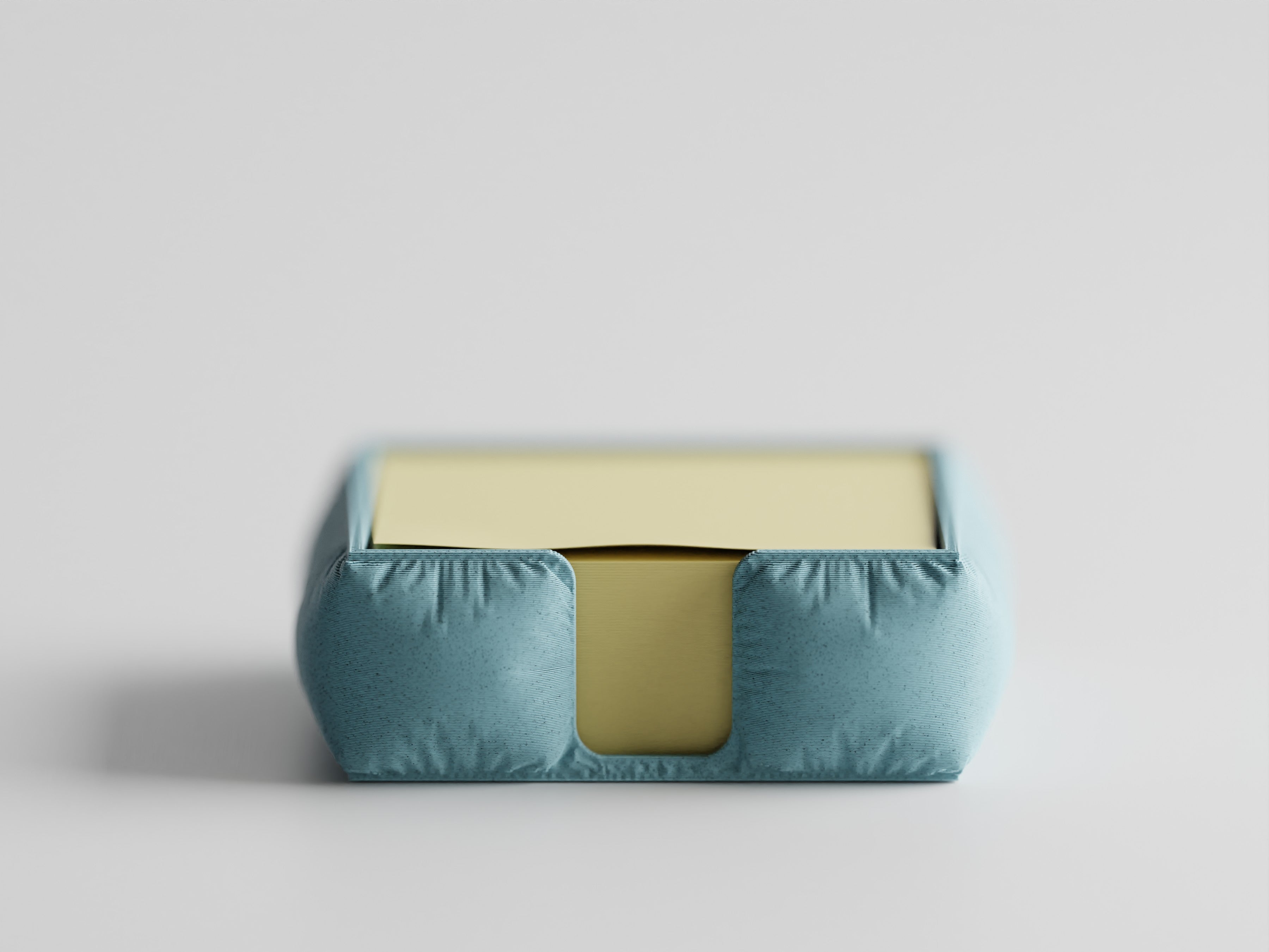 NoteNest – Post-it Holder with Soft Fabric Texture