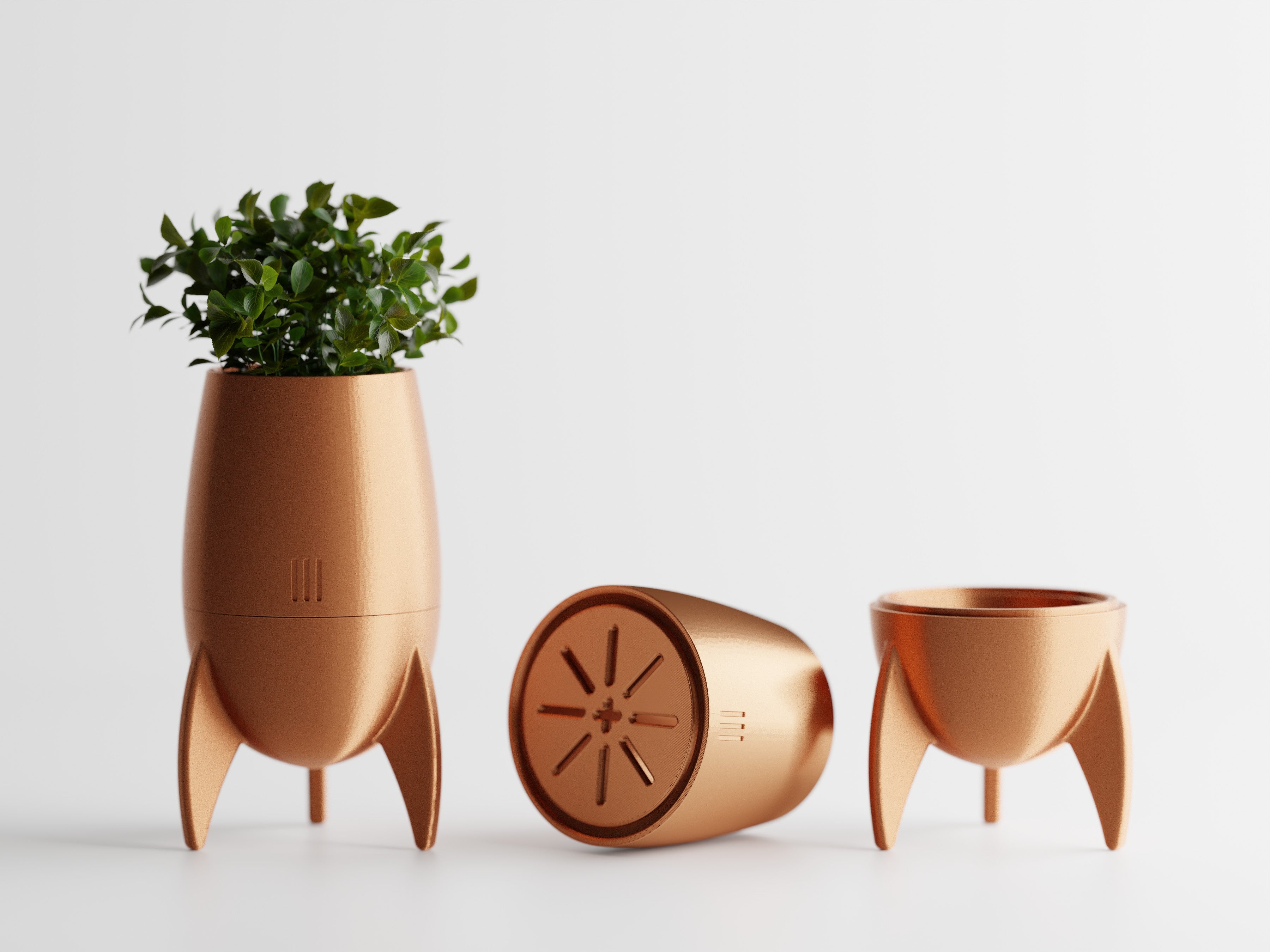 RocketPot – Space-Inspired Planter