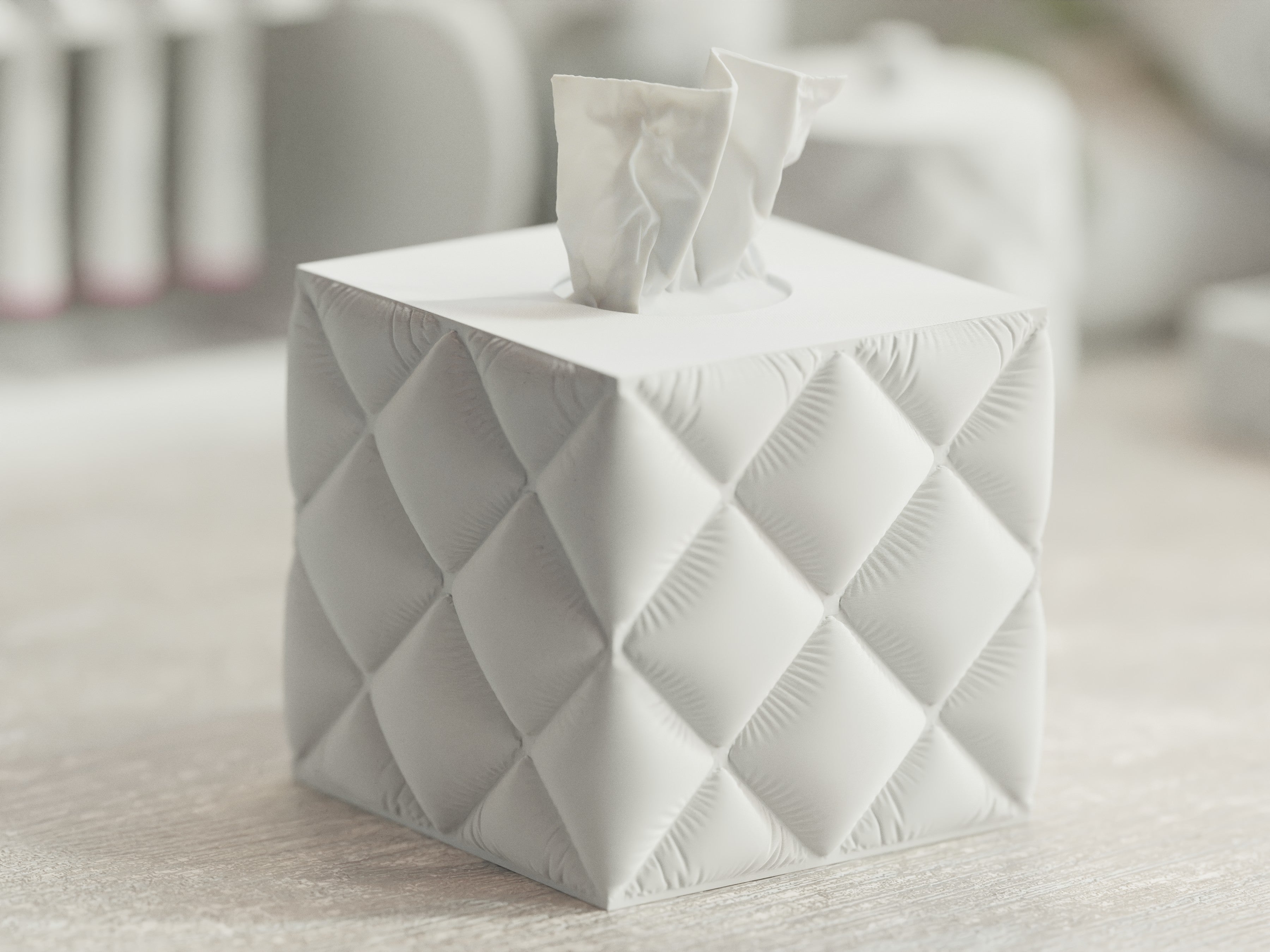 Pufflo – Inflated Tissue Box Cover (Square)
