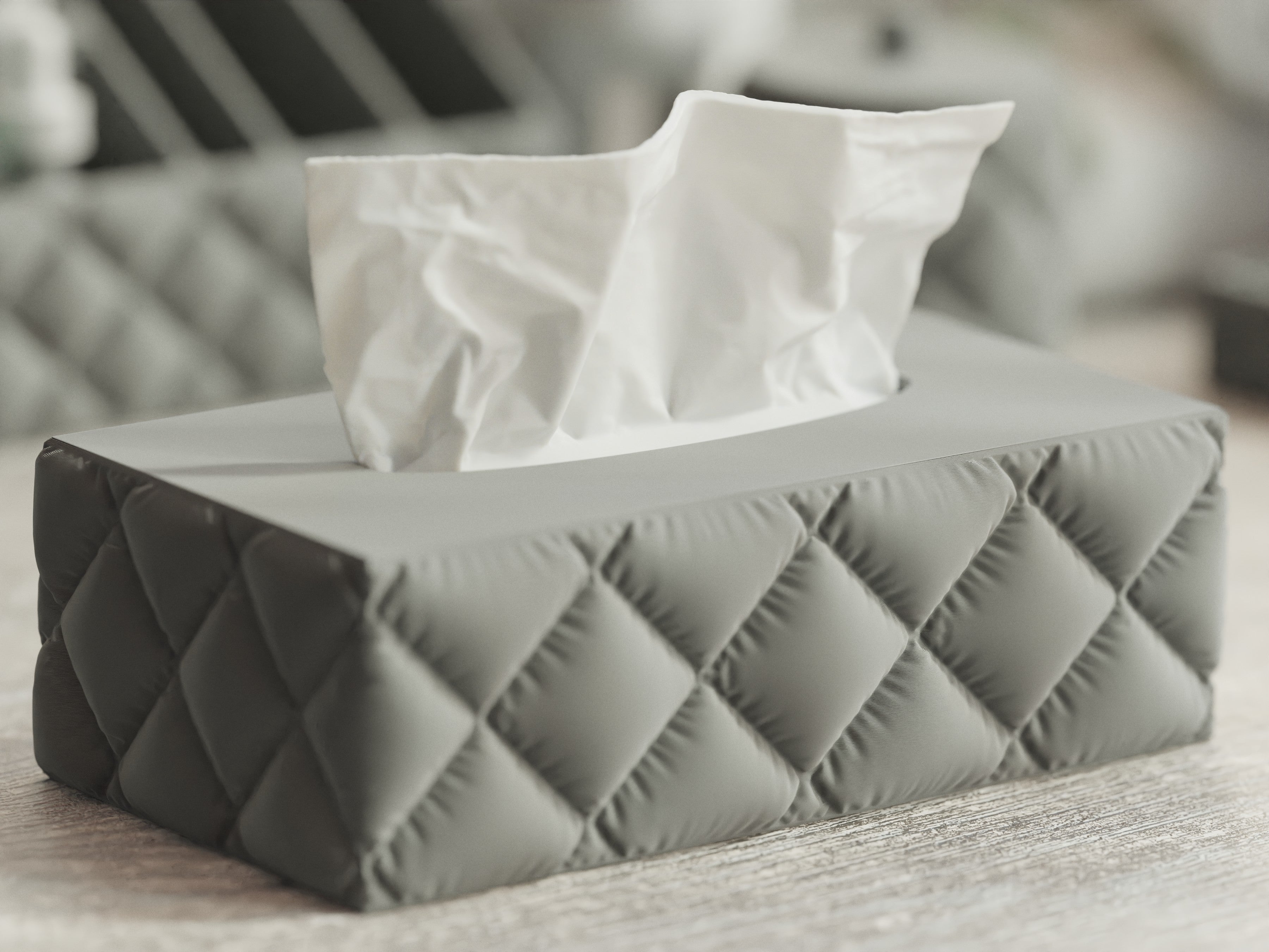 Plooma – Inflated Tissue Box Cover (Rectangle)