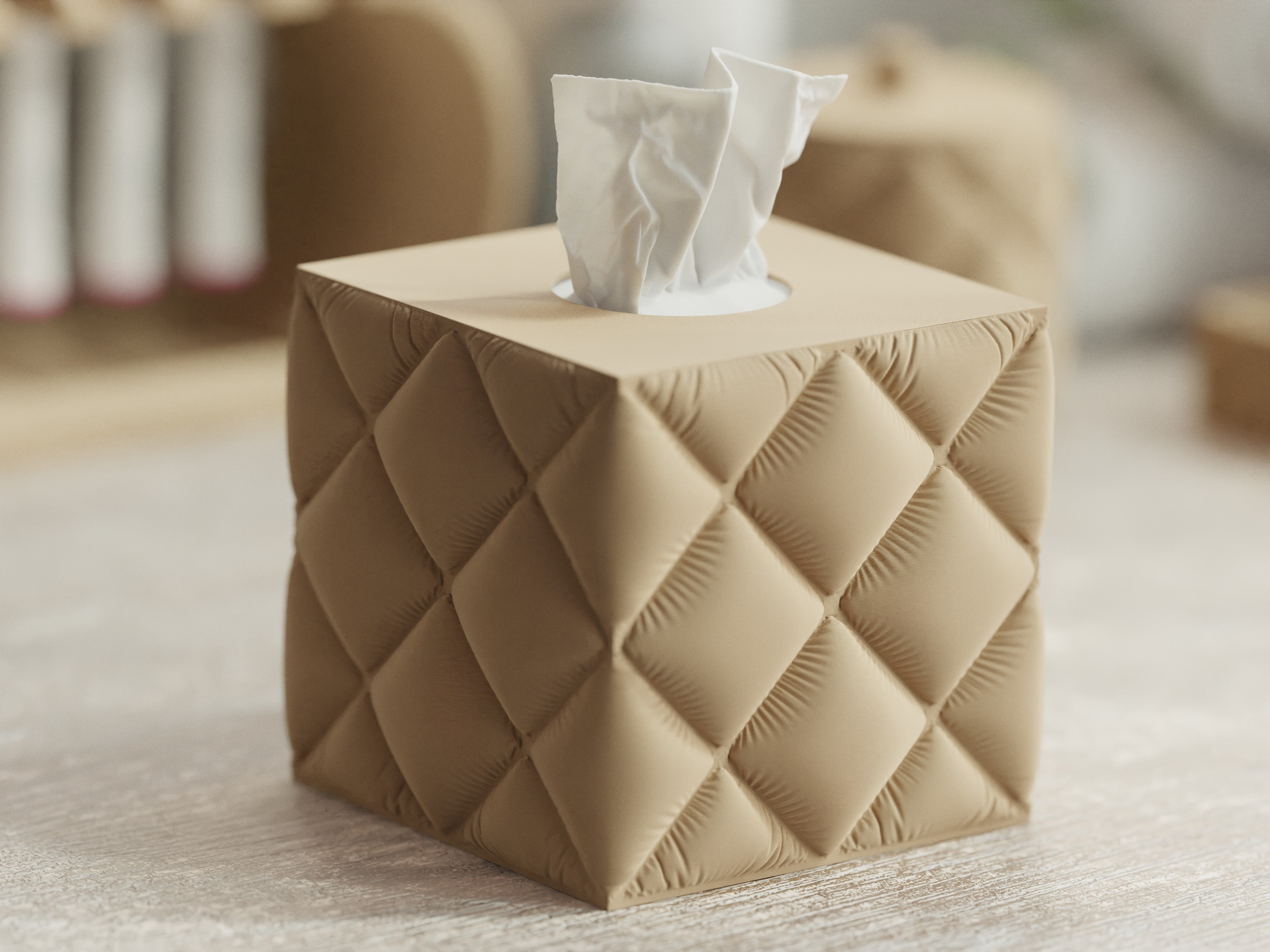 Pufflo – Inflated Tissue Box Cover (Square)