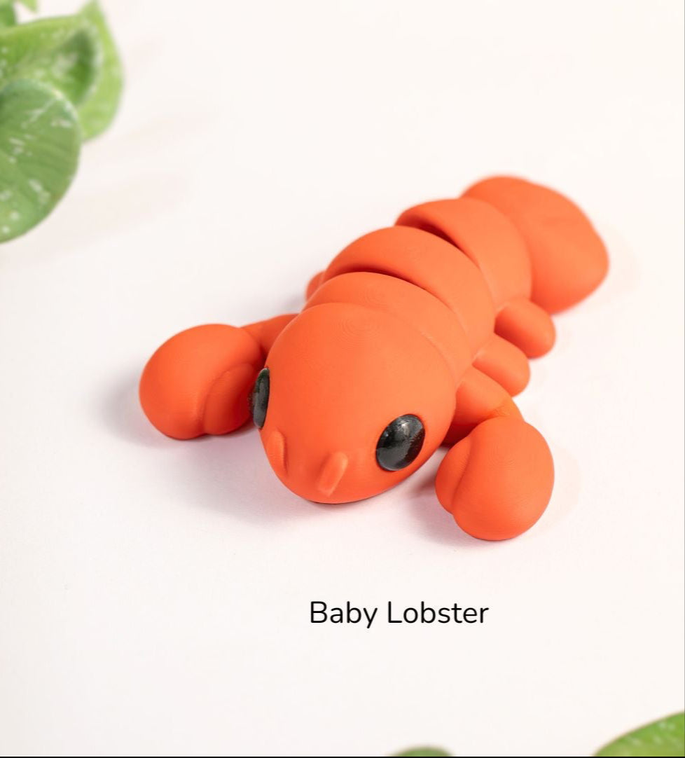 Baby Lobster – Flexi Pocket Pet Toy