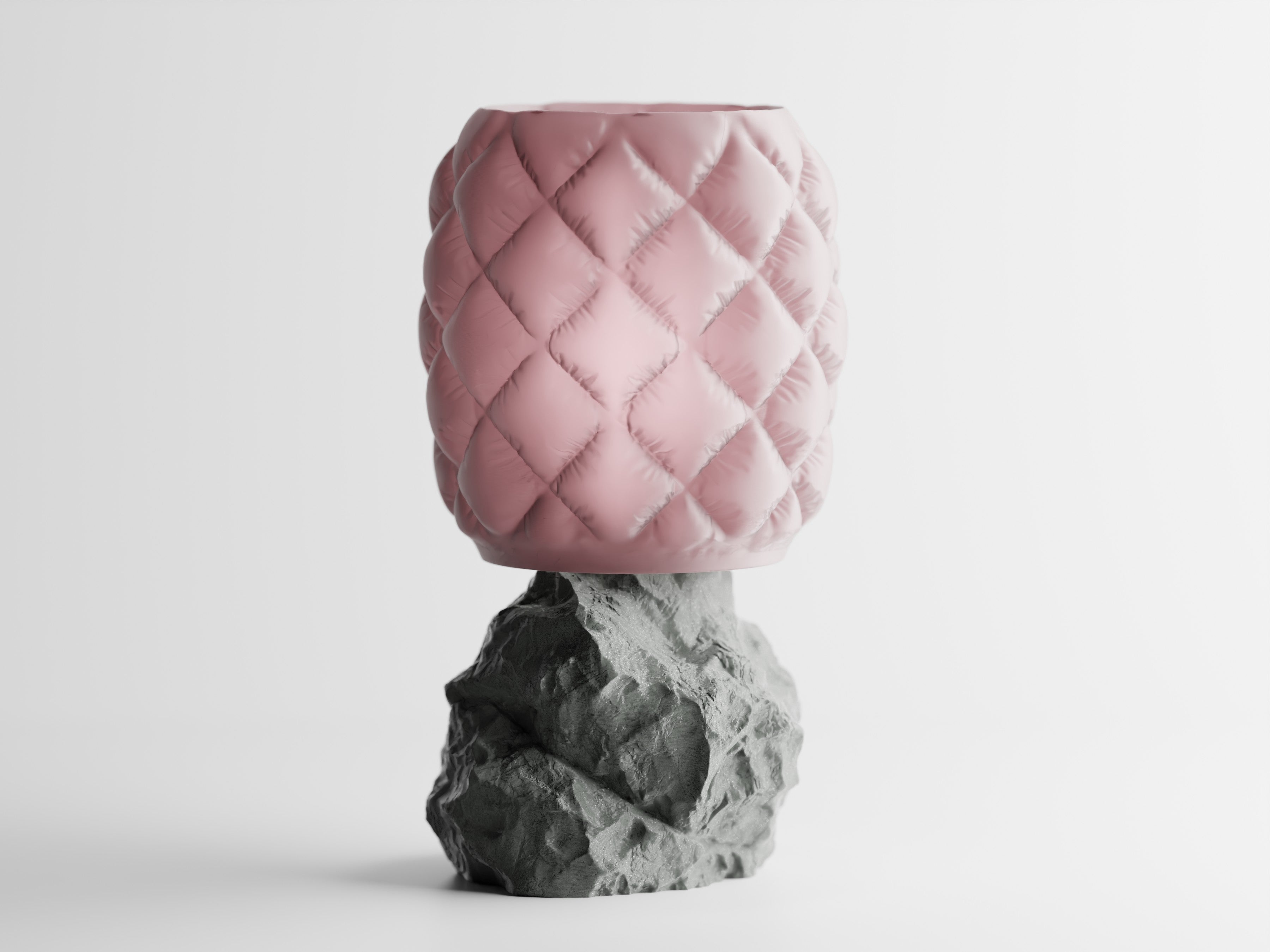 Boulderlit – Sculptural Table Lamp