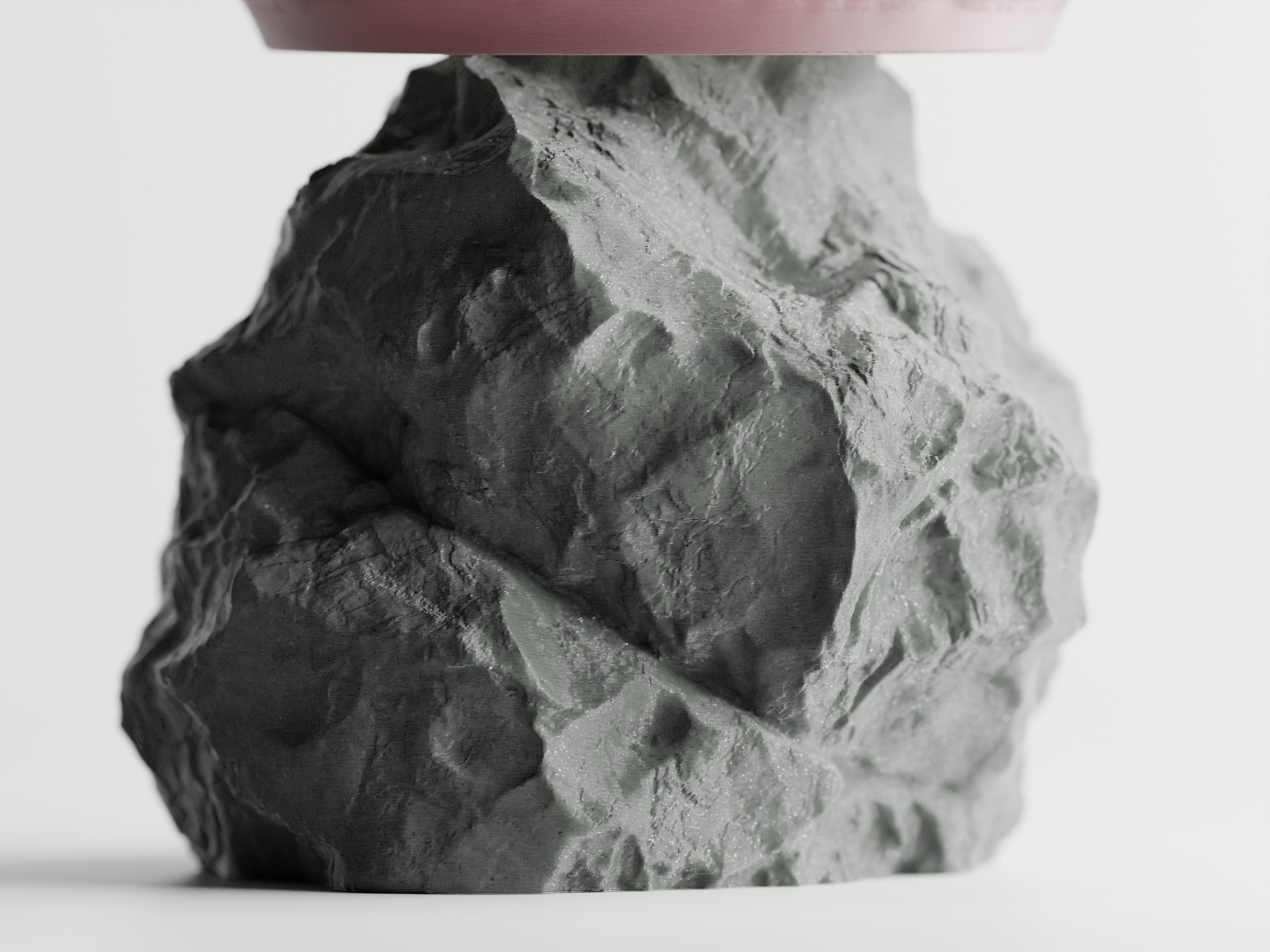 Boulderlit – Sculptural Table Lamp