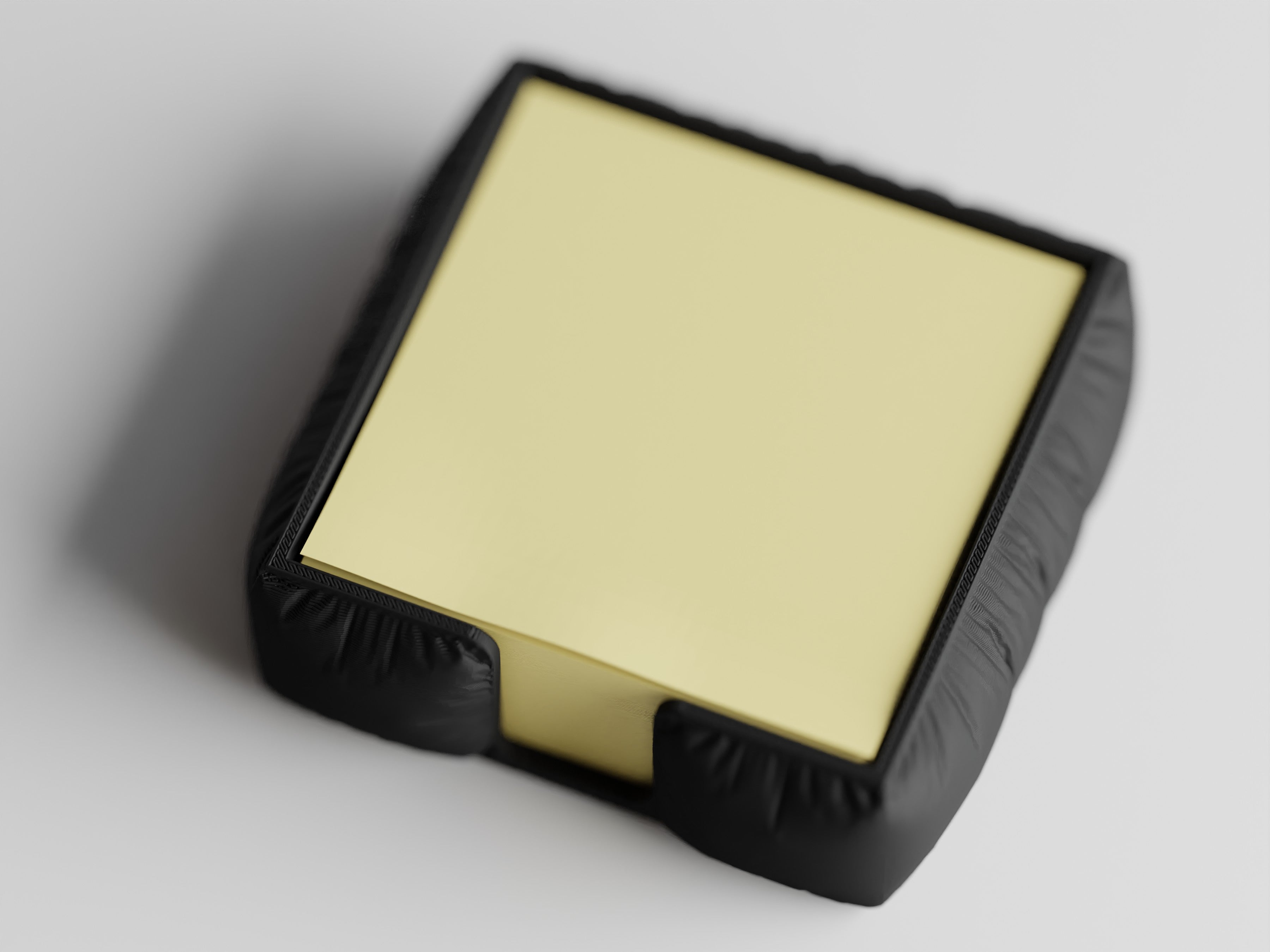 NoteNest – Post-it Holder with Soft Fabric Texture