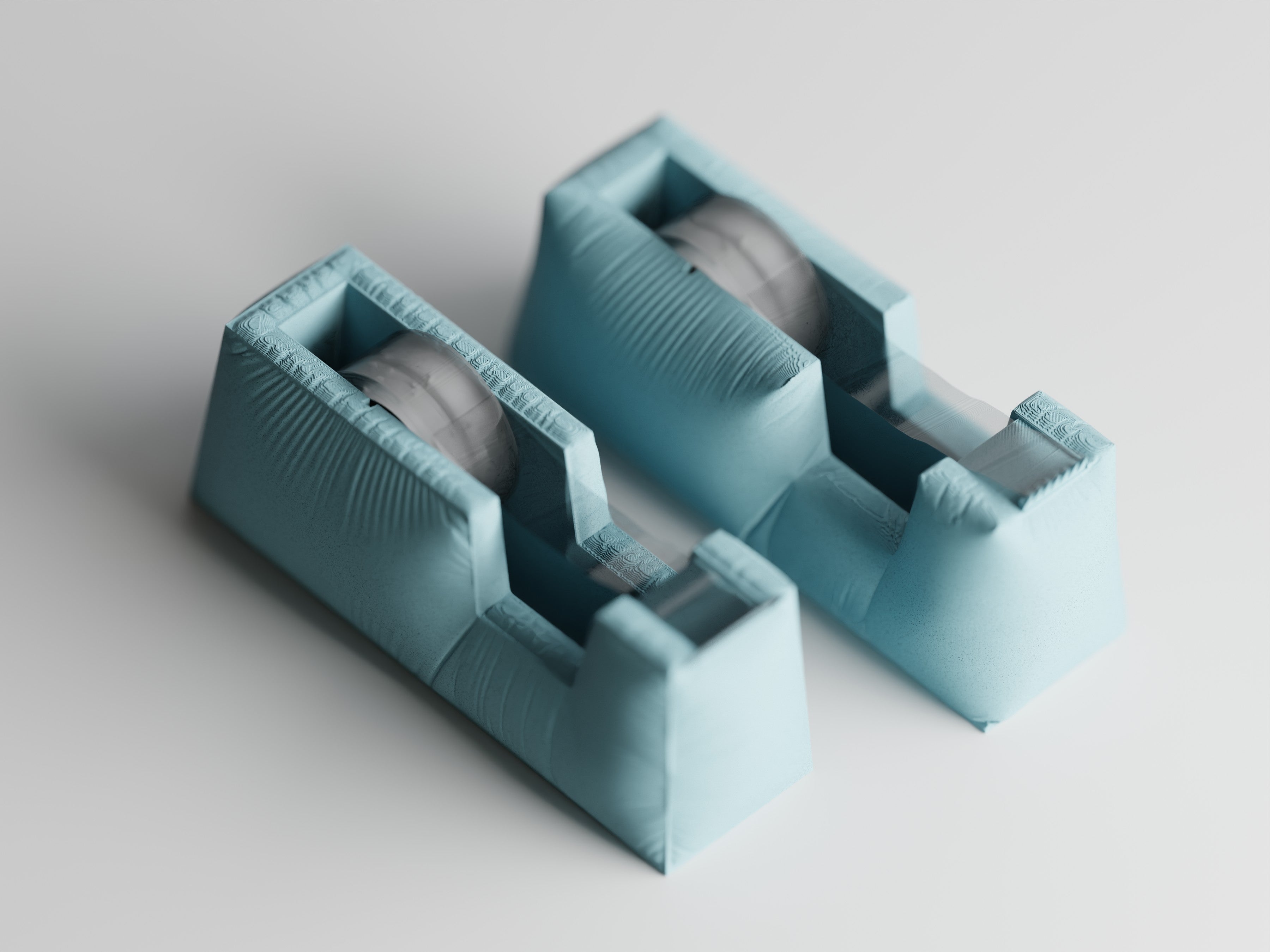 TapeNest – Fabric-Textured Tape Dispenser