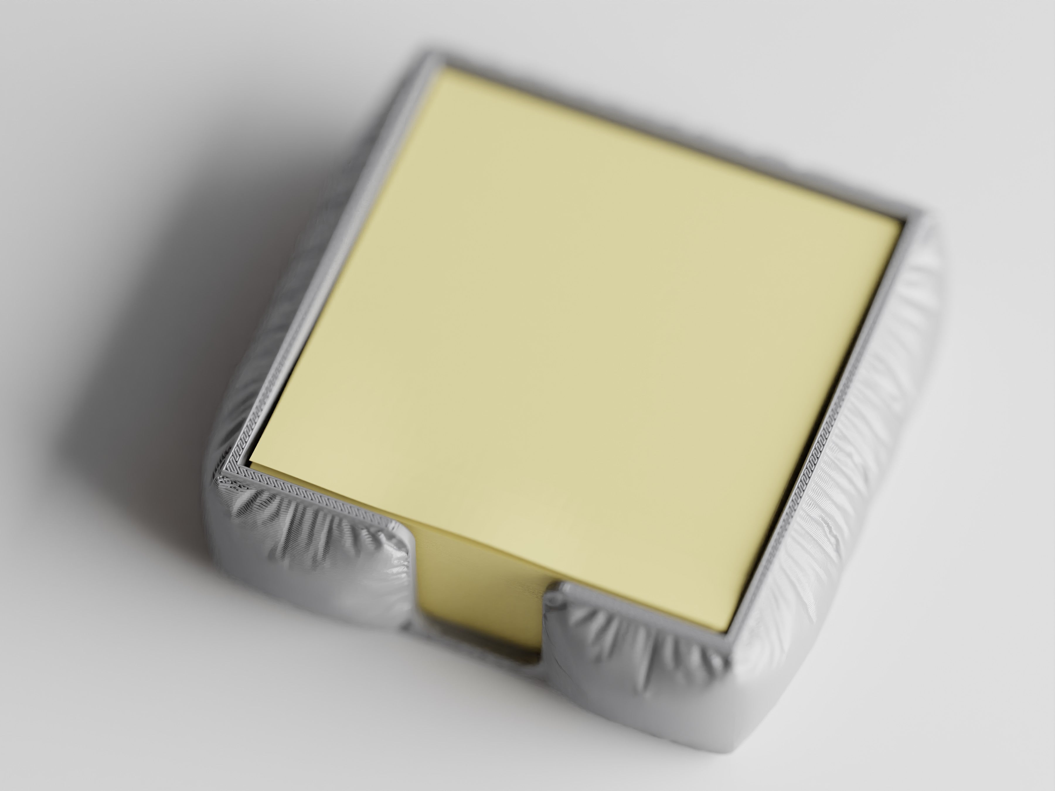 NoteNest – Post-it Holder with Soft Fabric Texture