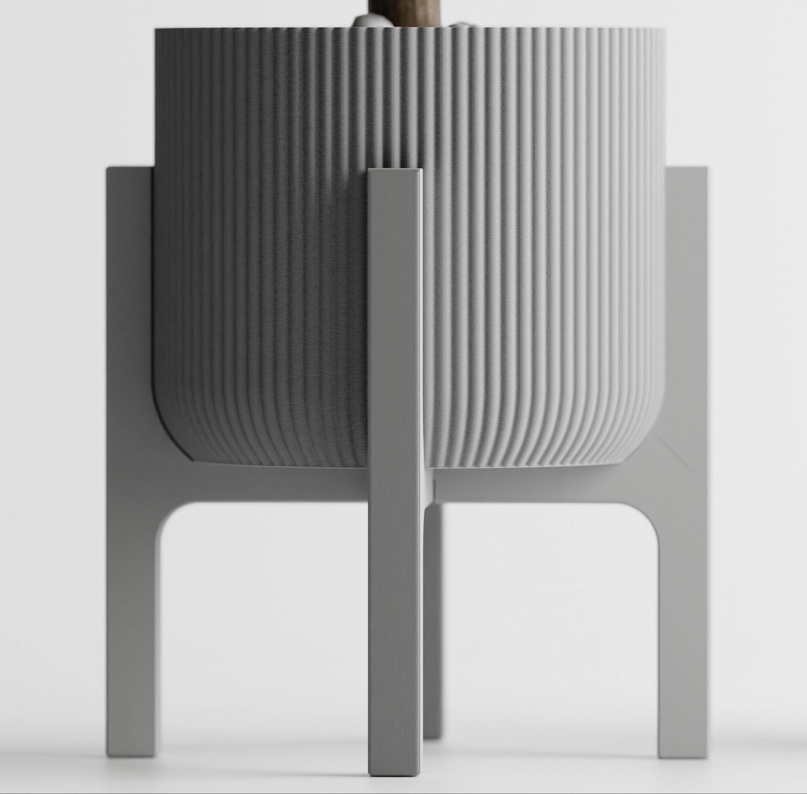 Plant Pot Elevare – Mid-Century Stand & Interchangeable Pot Set