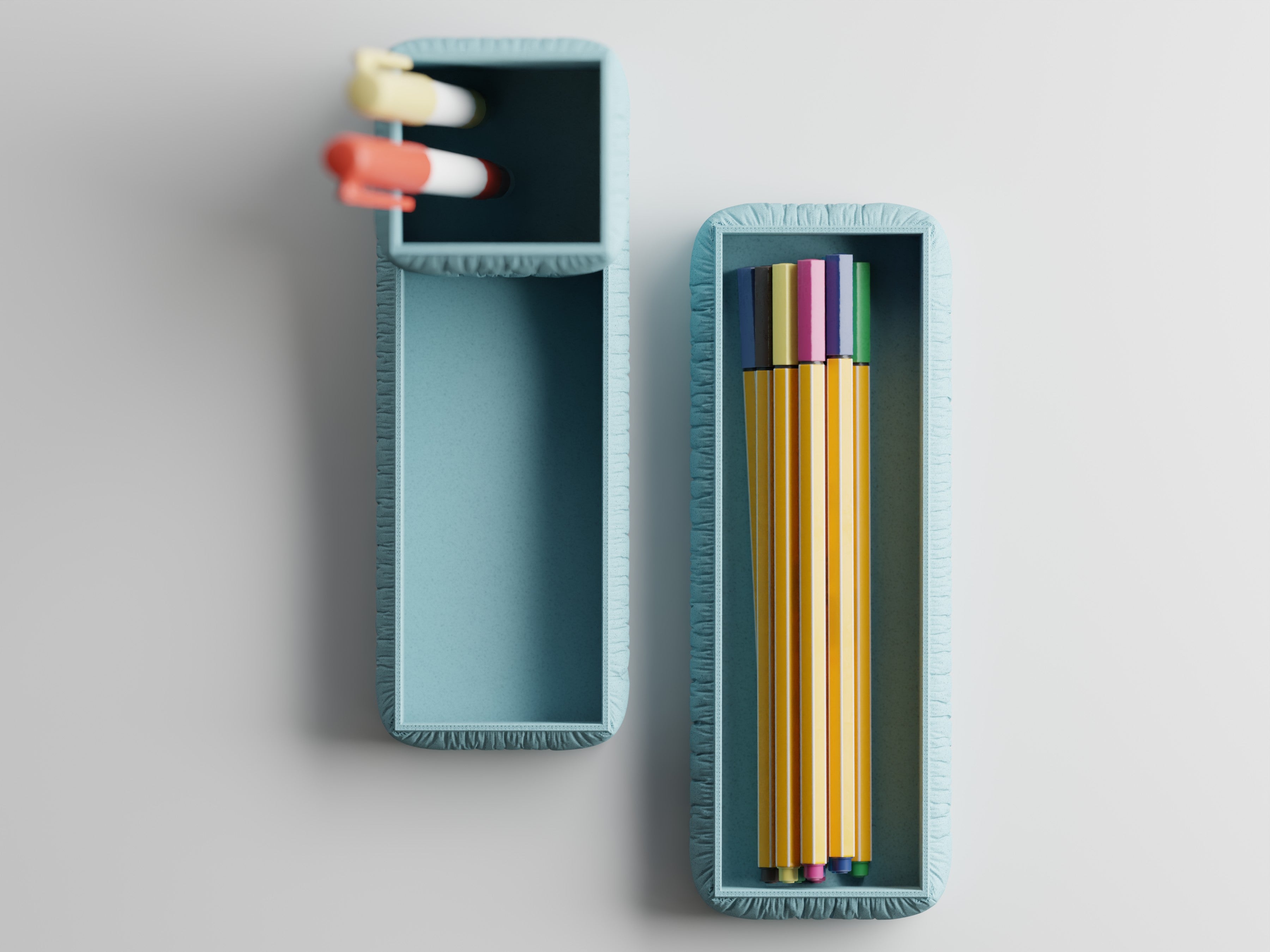 SoftNest – Sculpted Pen & Accessory Box
