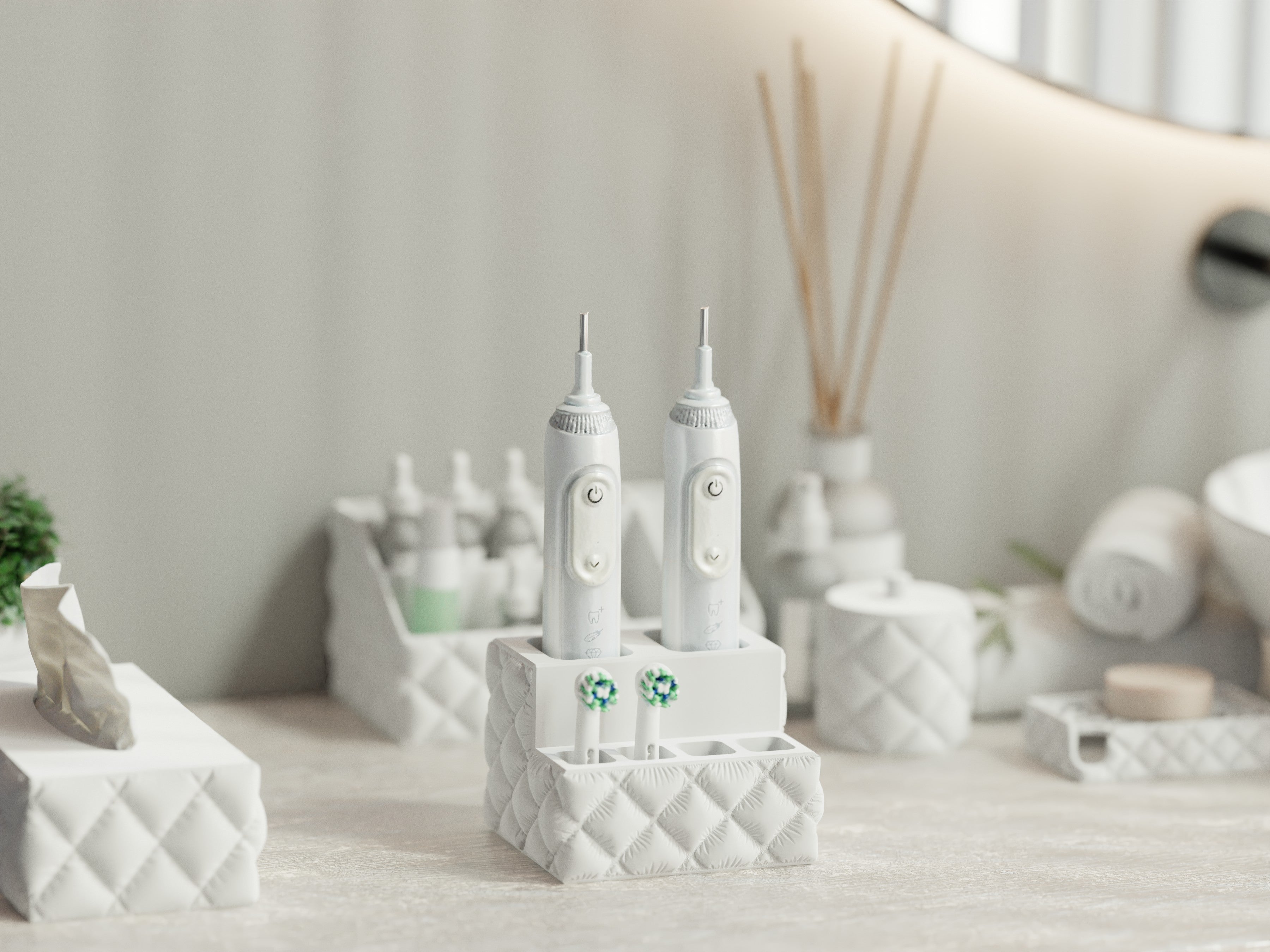 Brusha Duo – Inflated Toothbrush Holder for Oral-B