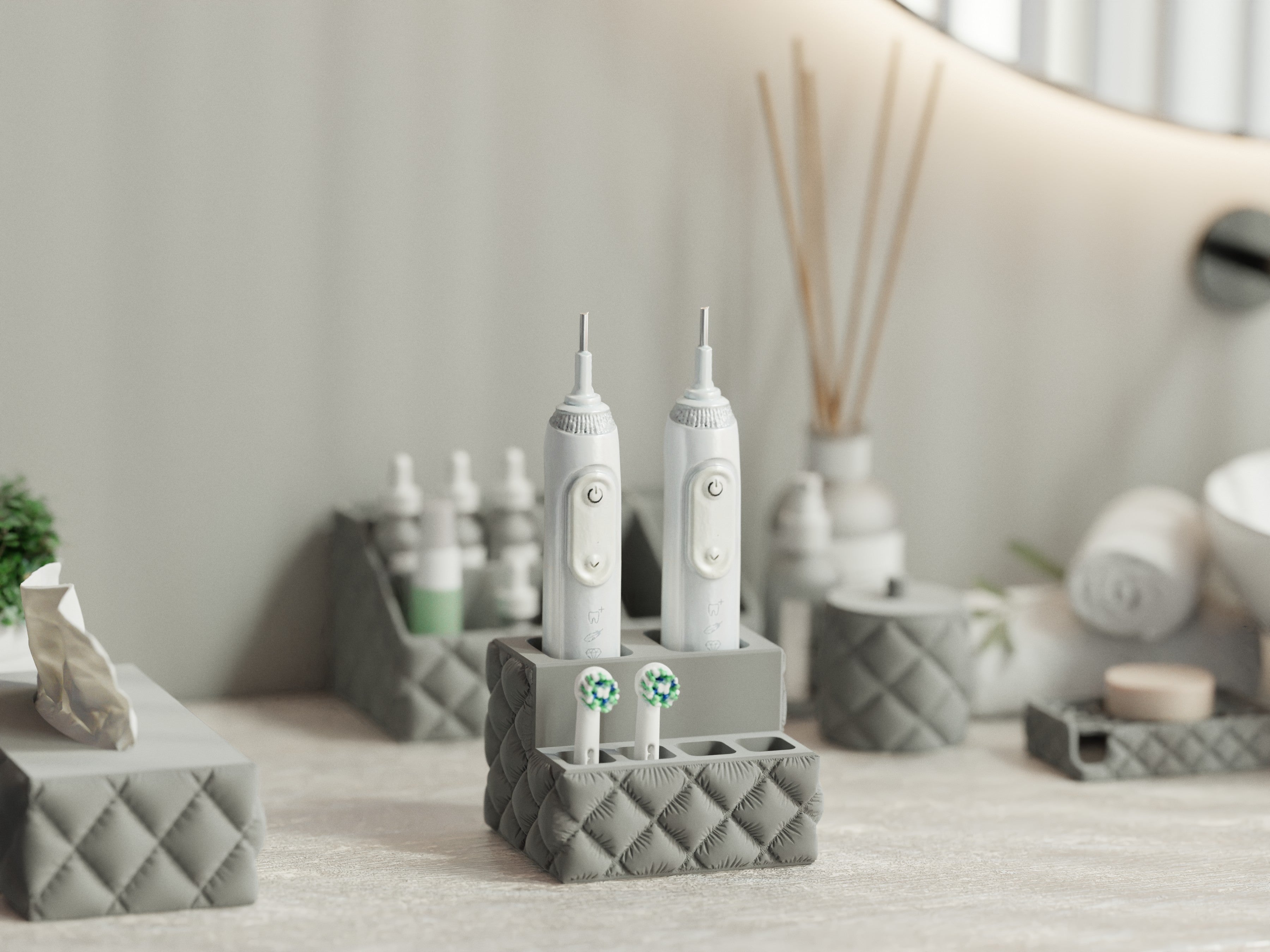 Brusha Duo – Inflated Toothbrush Holder for Oral-B