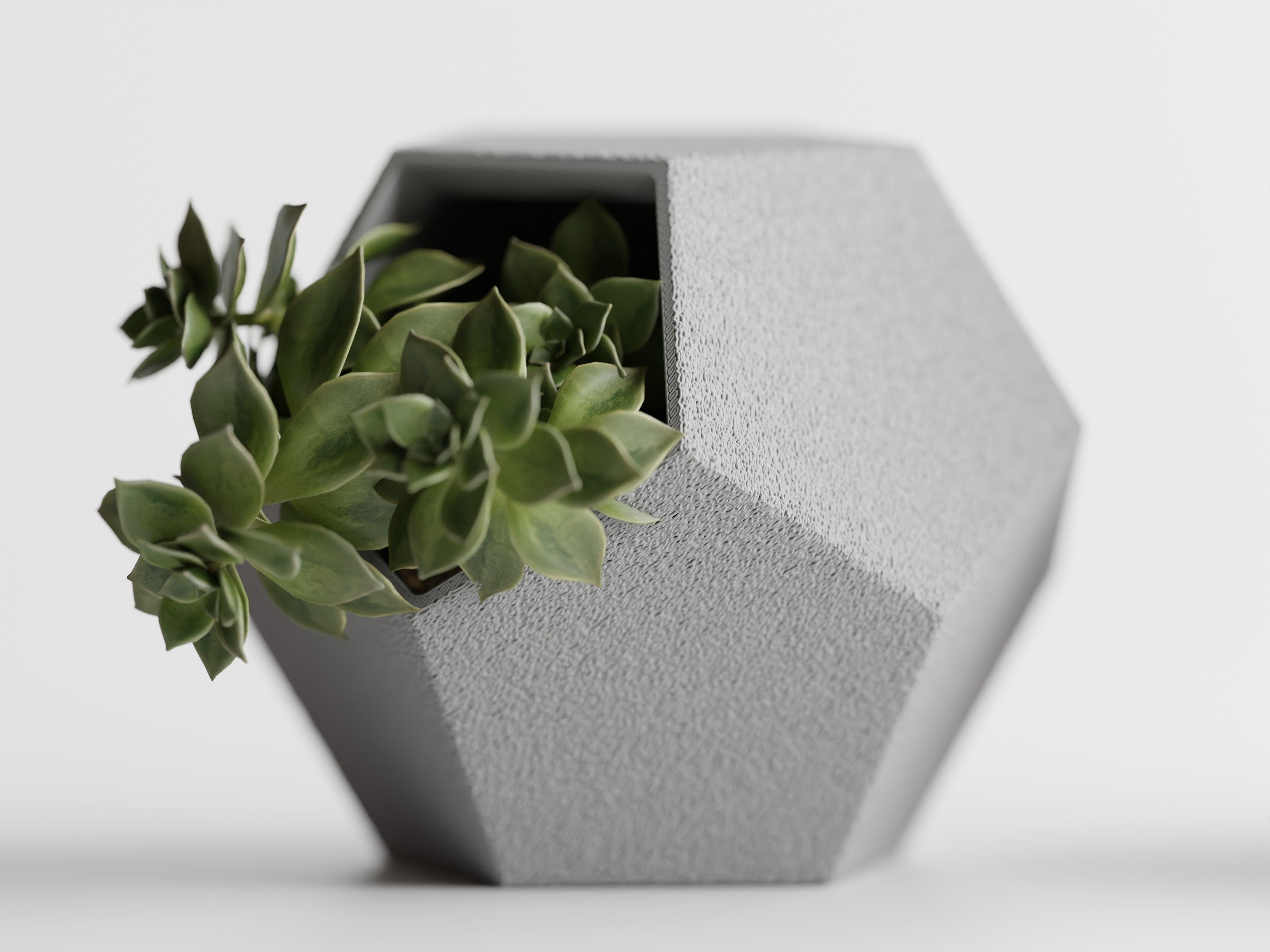 GeoTrio – Set of 3 Geometric Decorative Plant Pots