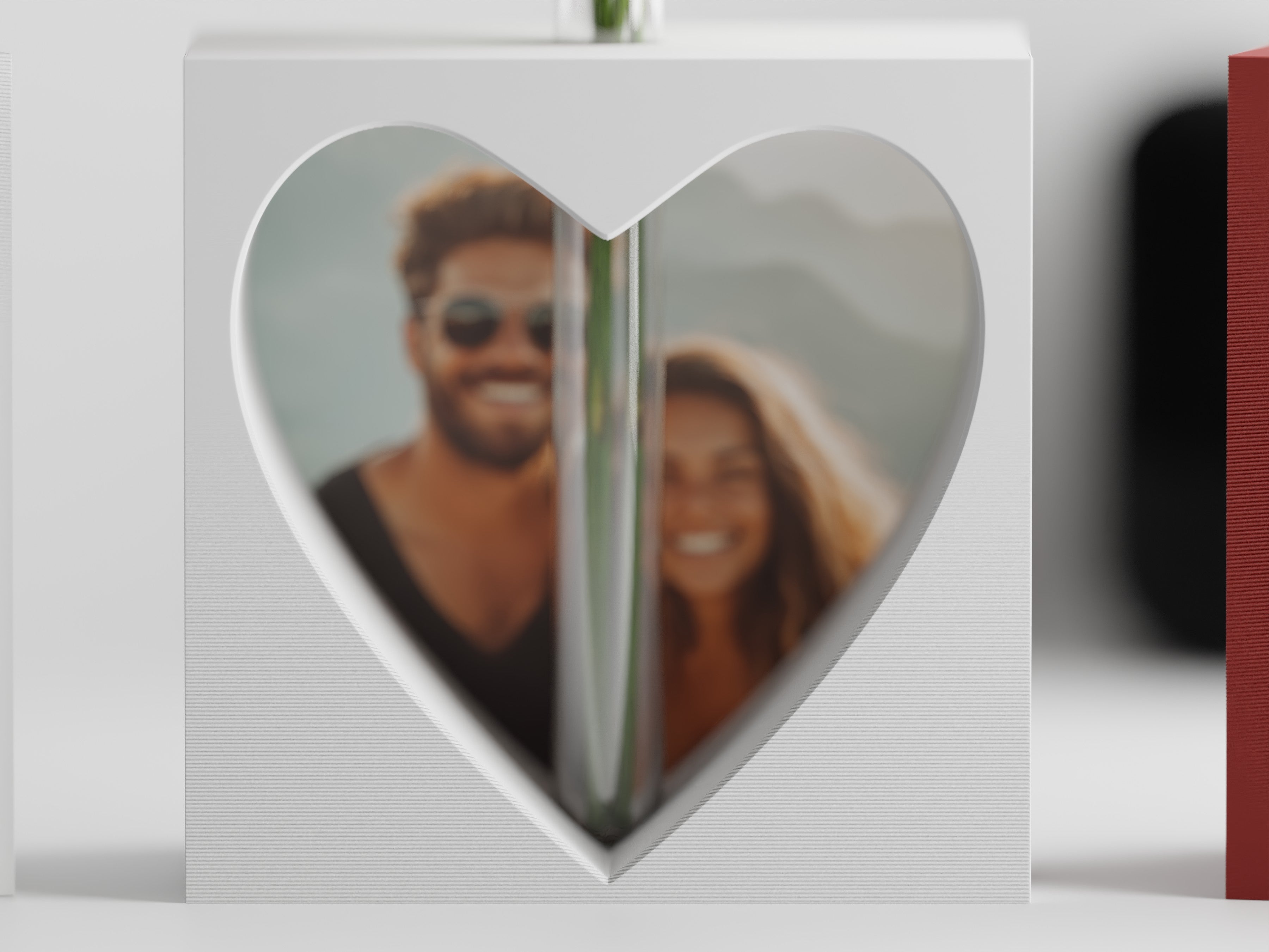 HeartFrame – Personalized Heart Cutout Vase