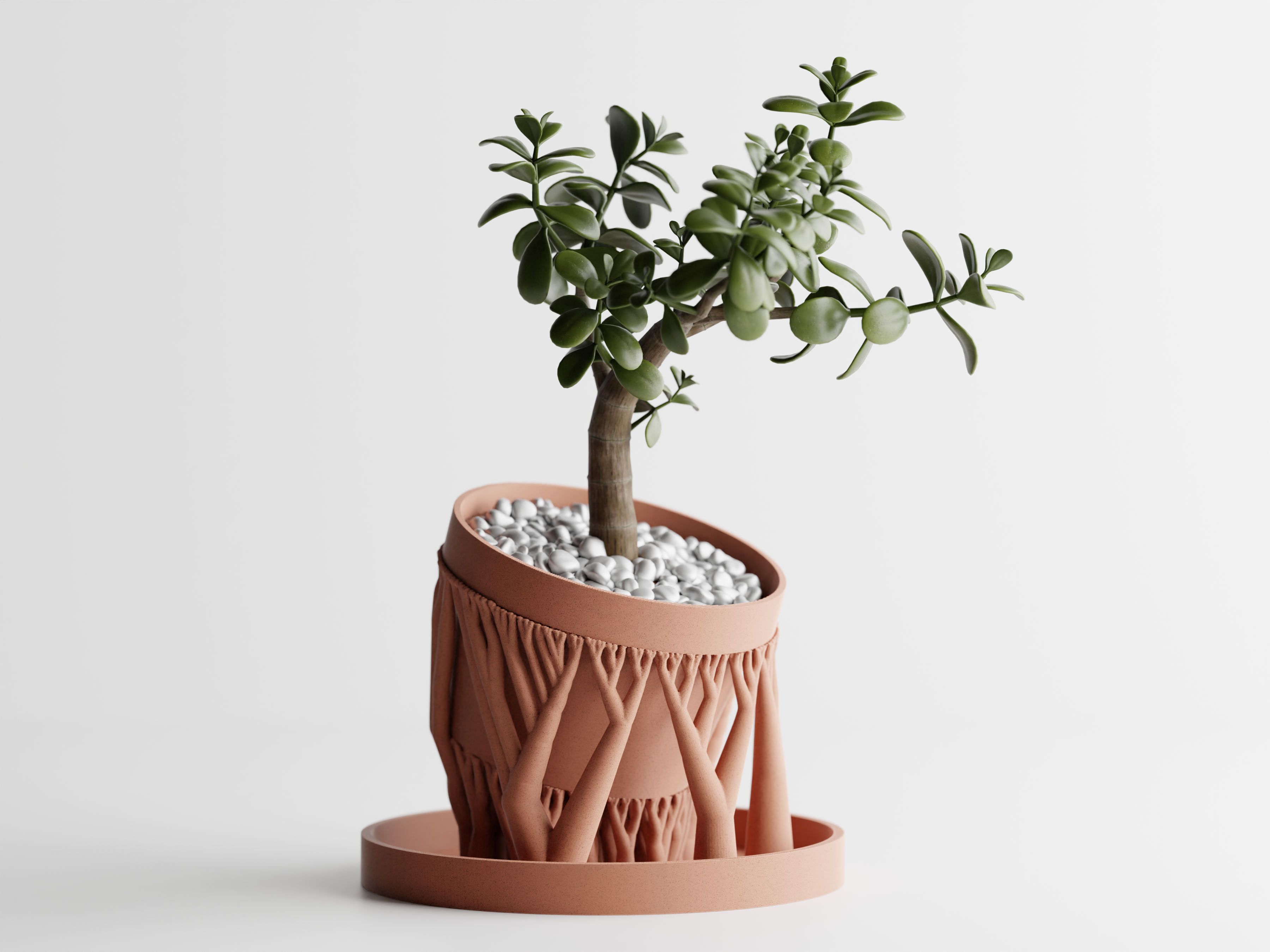 Drapeau – Gathered Sculptural Planter