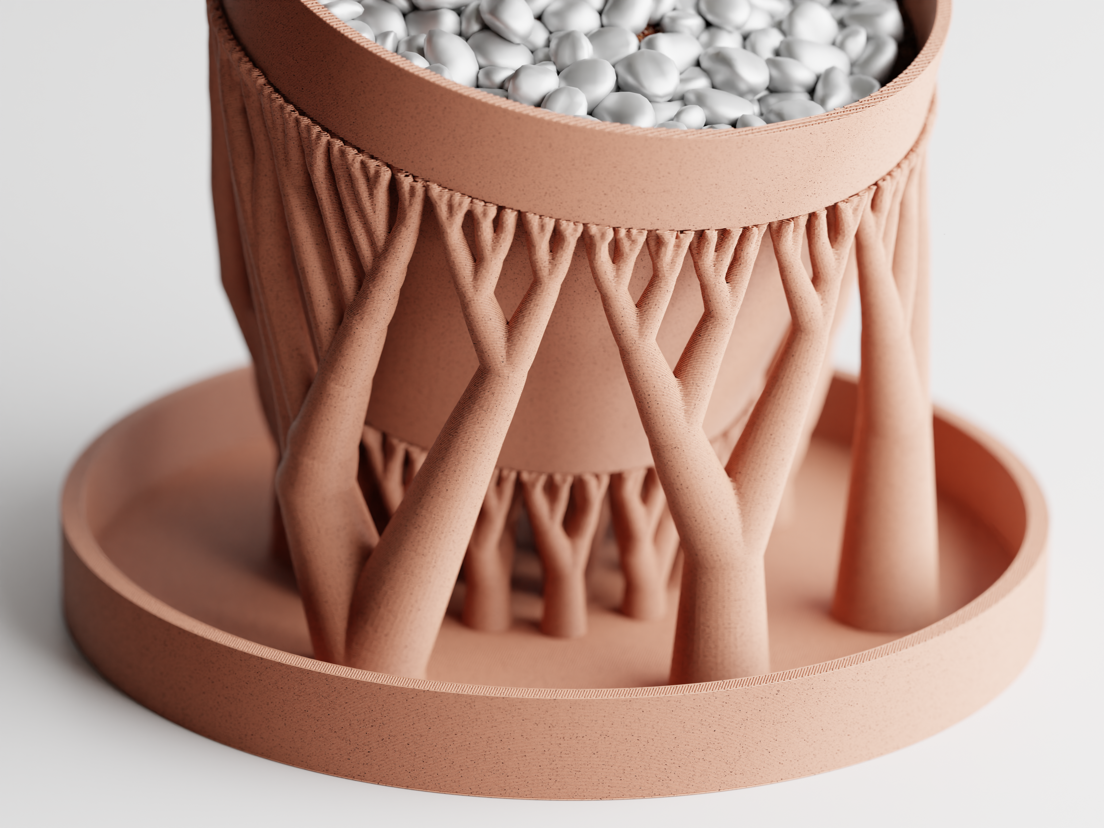 Drapeau – Gathered Sculptural Planter