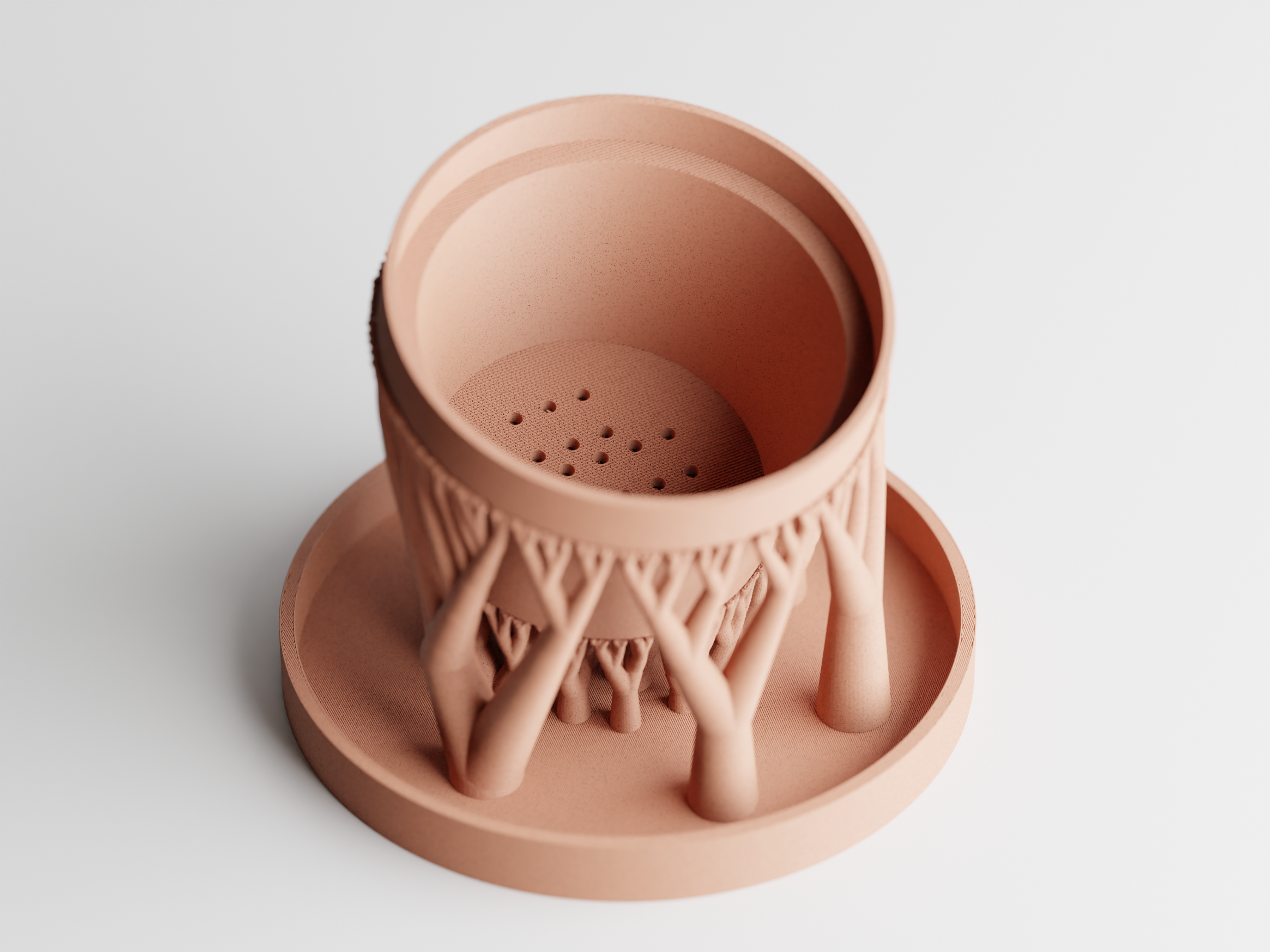 Drapeau – Gathered Sculptural Planter