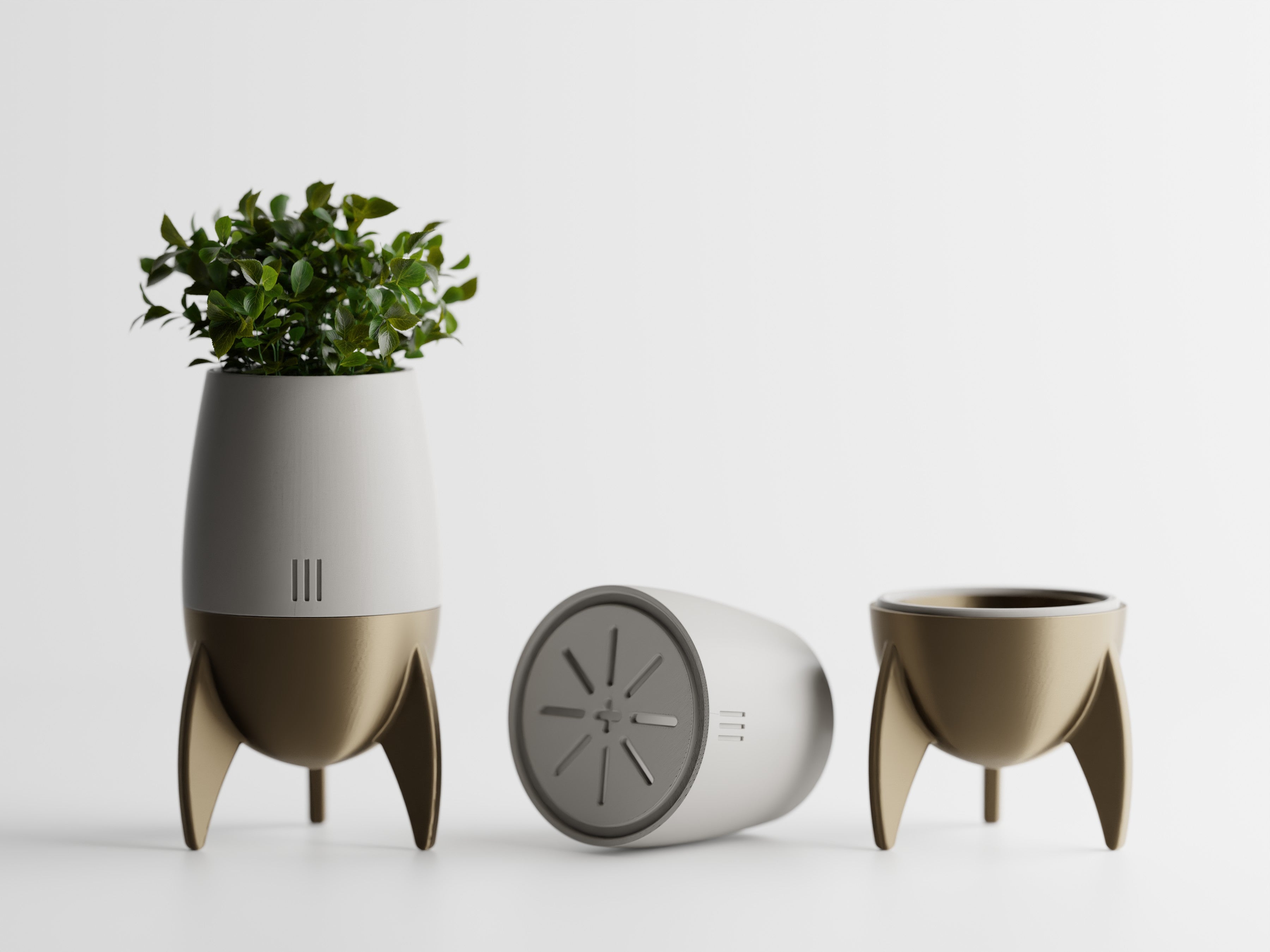 RocketPot – Space-Inspired Planter