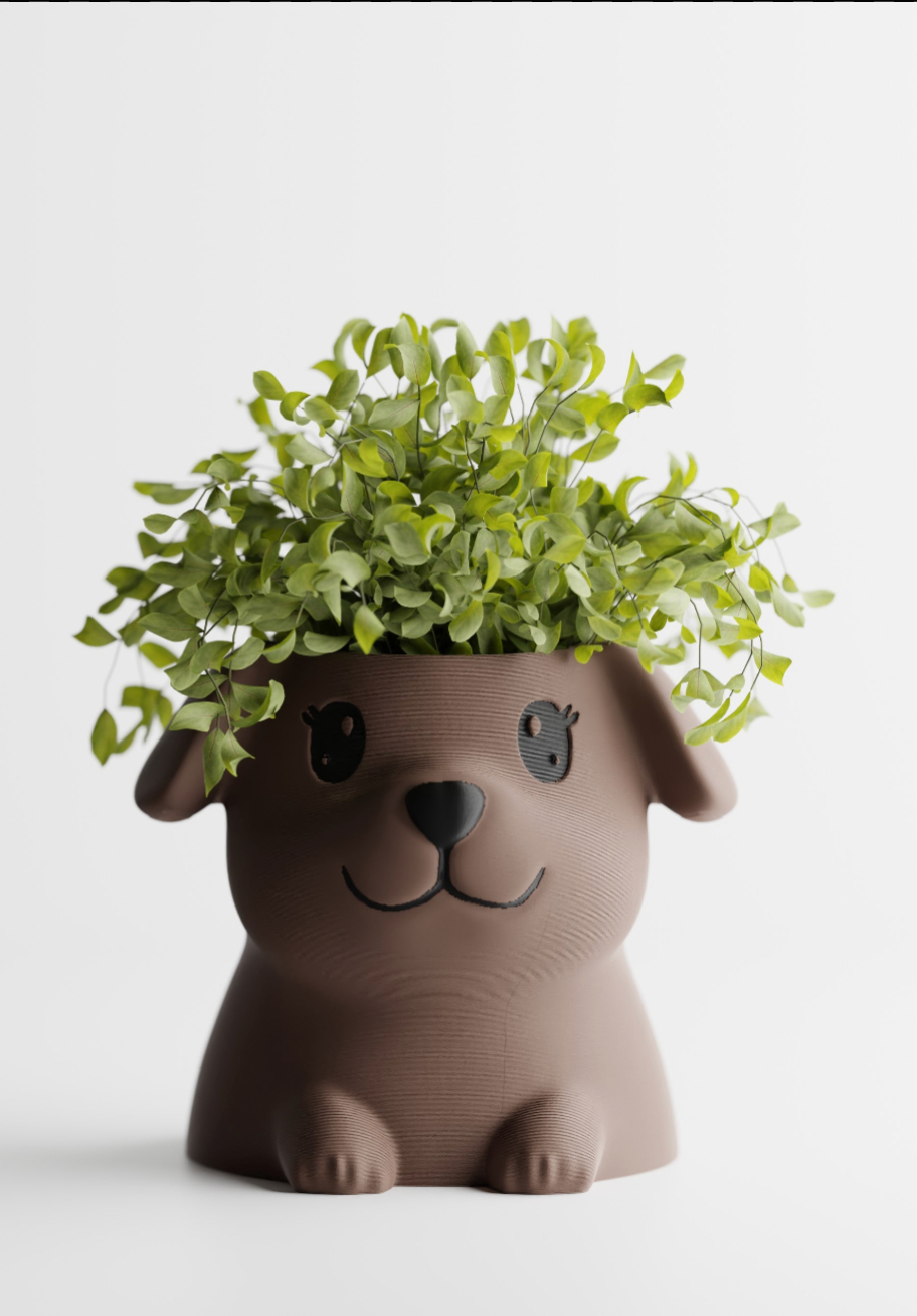 PuppyPot – Cute Dog-Shaped Planter for Small Plants