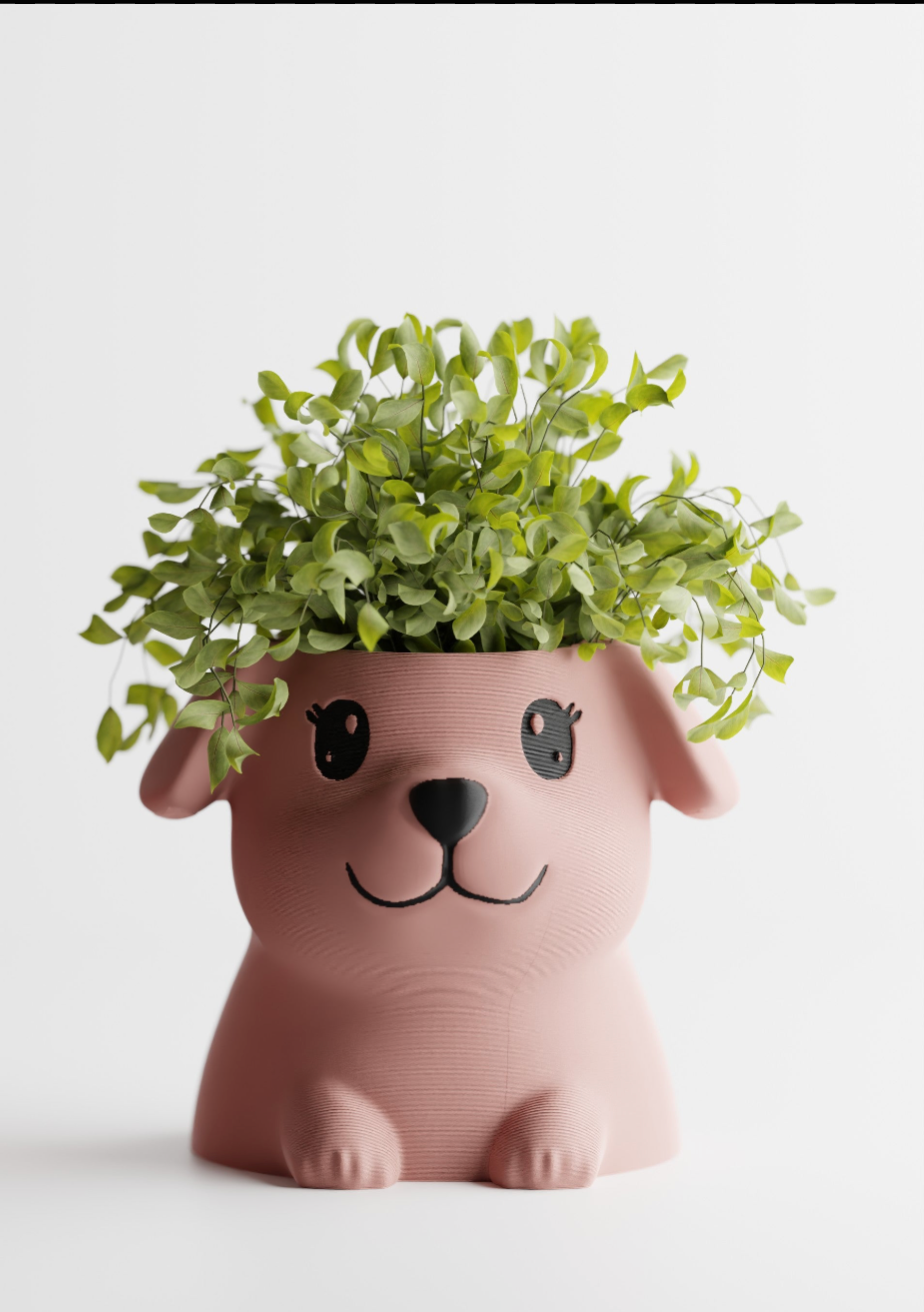PuppyPot – Cute Dog-Shaped Planter for Small Plants