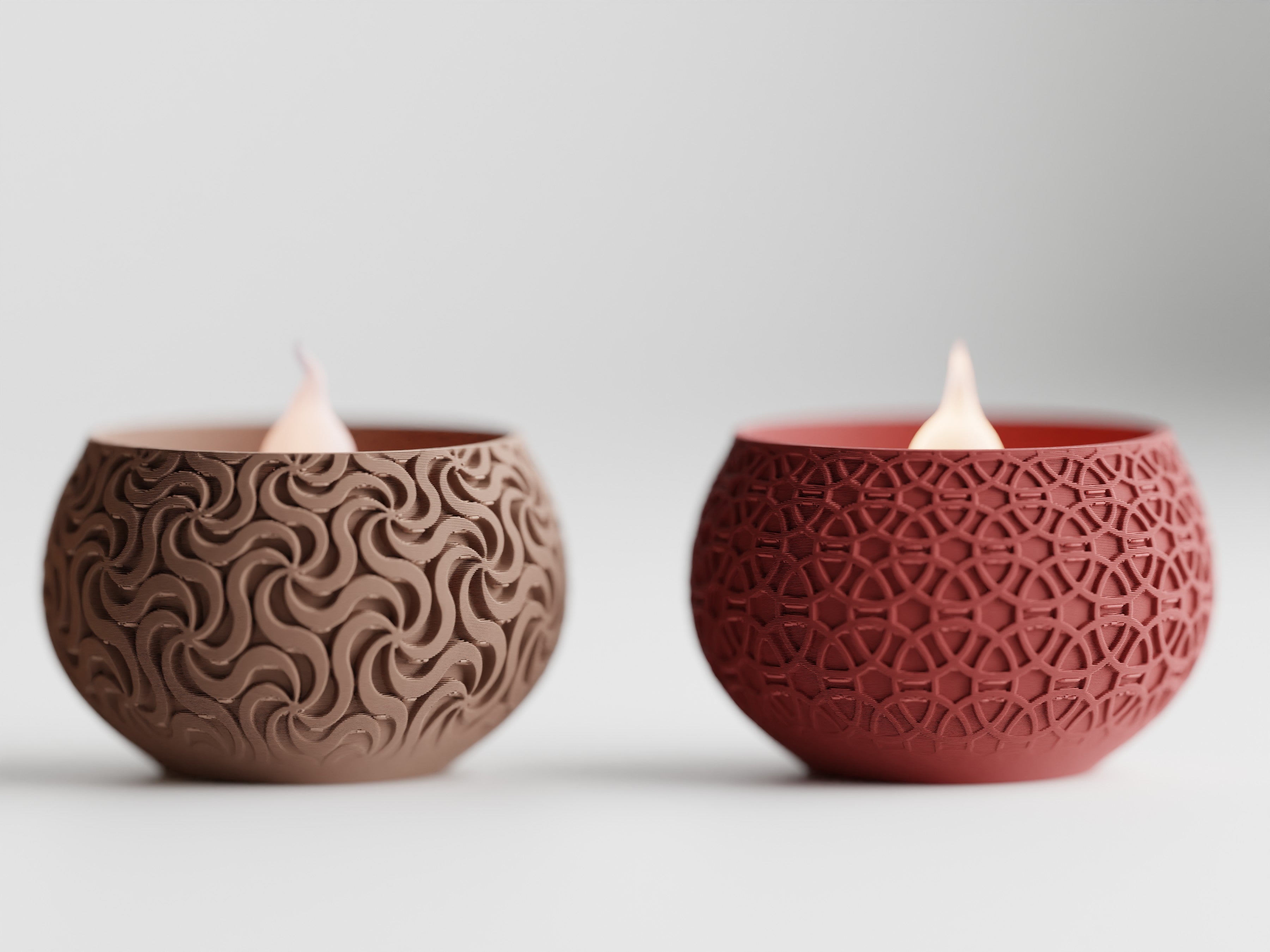 Geo Tealight Stand – 4 Unique Geometric Styles