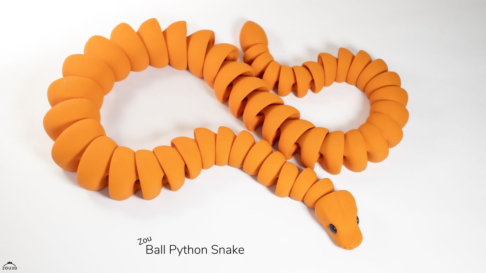 Zou Ball Python Snake – Large Flexi Articulated Toy