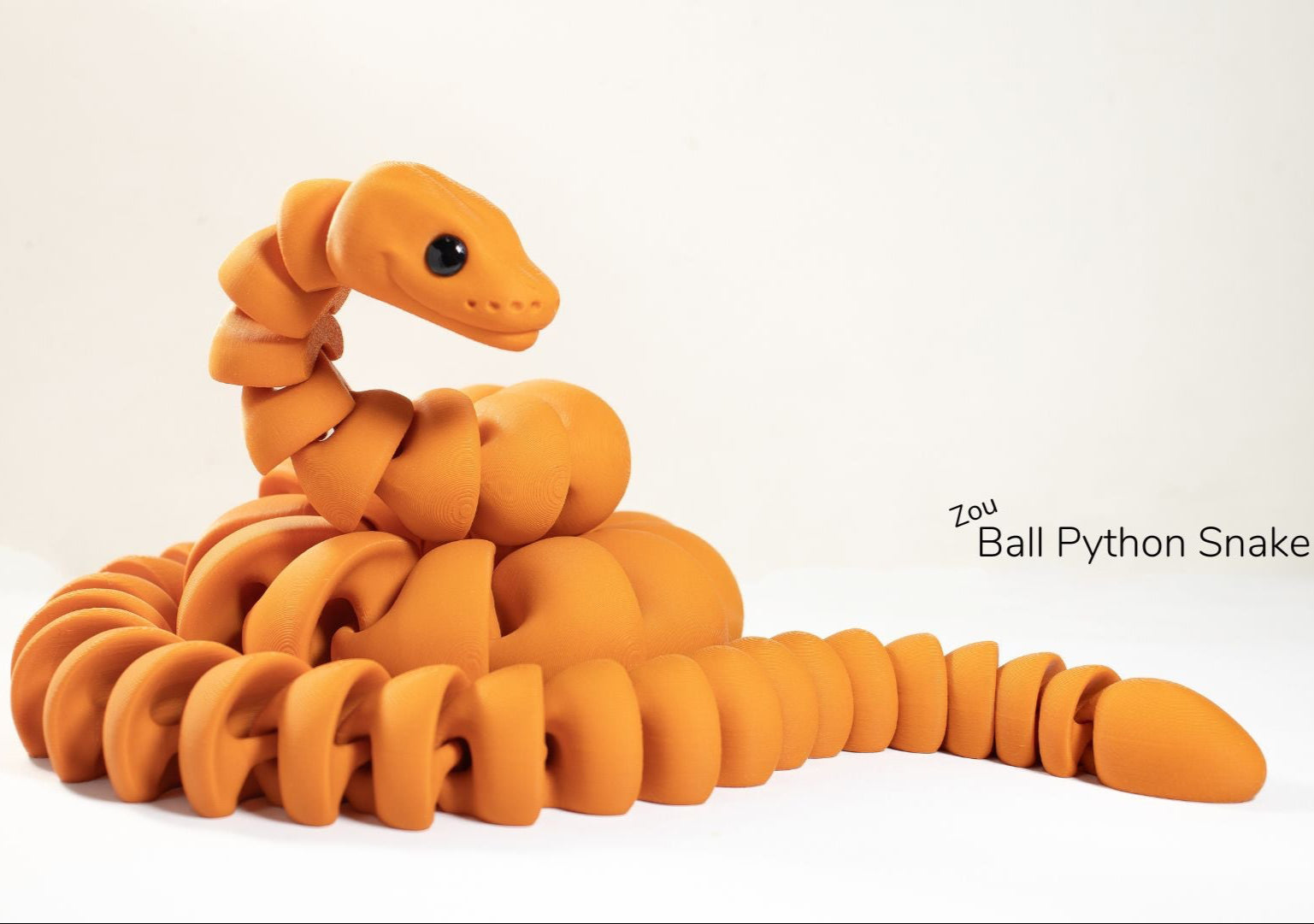 Zou Ball Python Snake – Large Flexi Articulated Toy