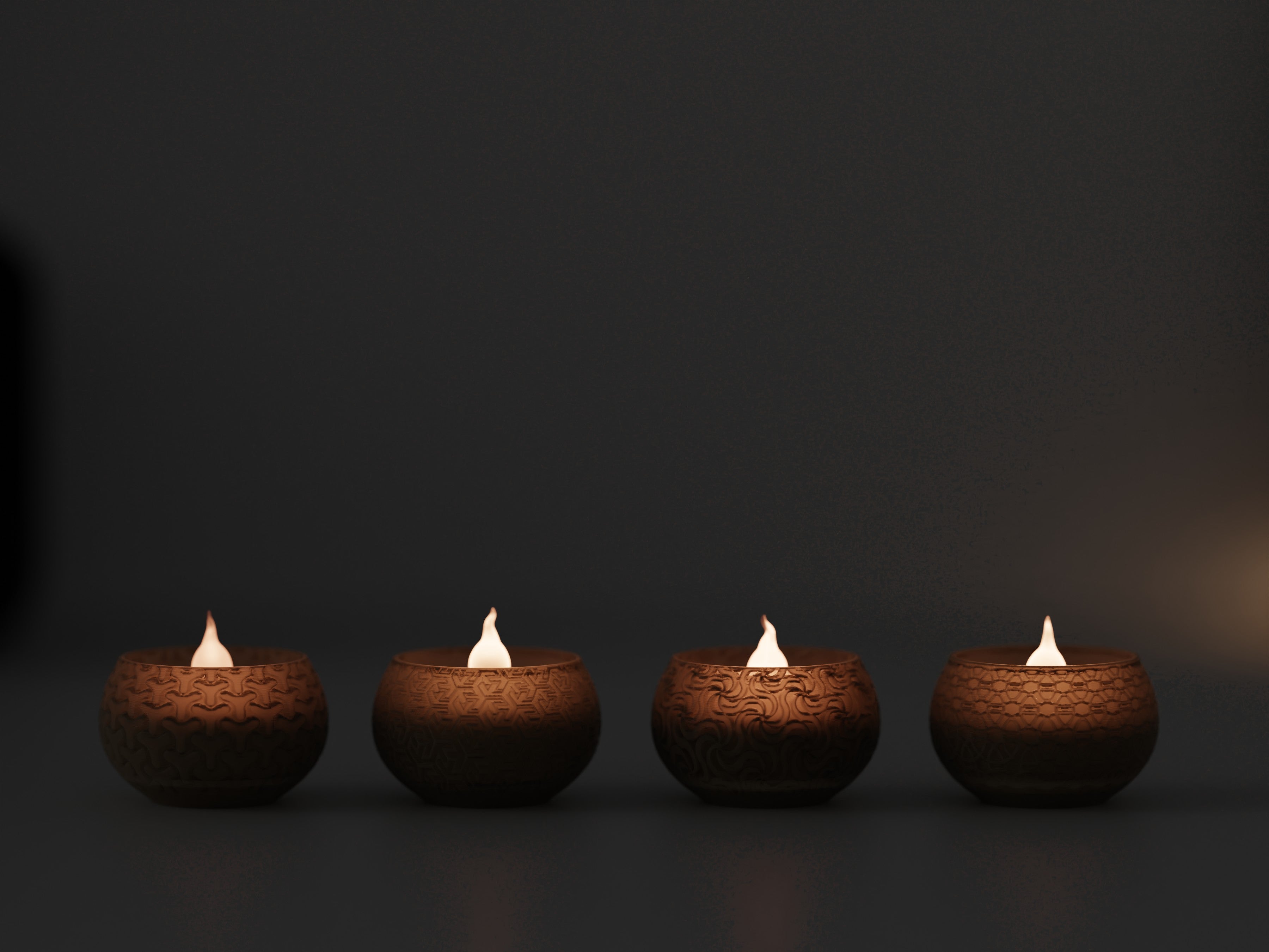 Geo Tealight Stand – 4 Unique Geometric Styles