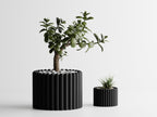 Ribera – Sculptural Ribbed Planter