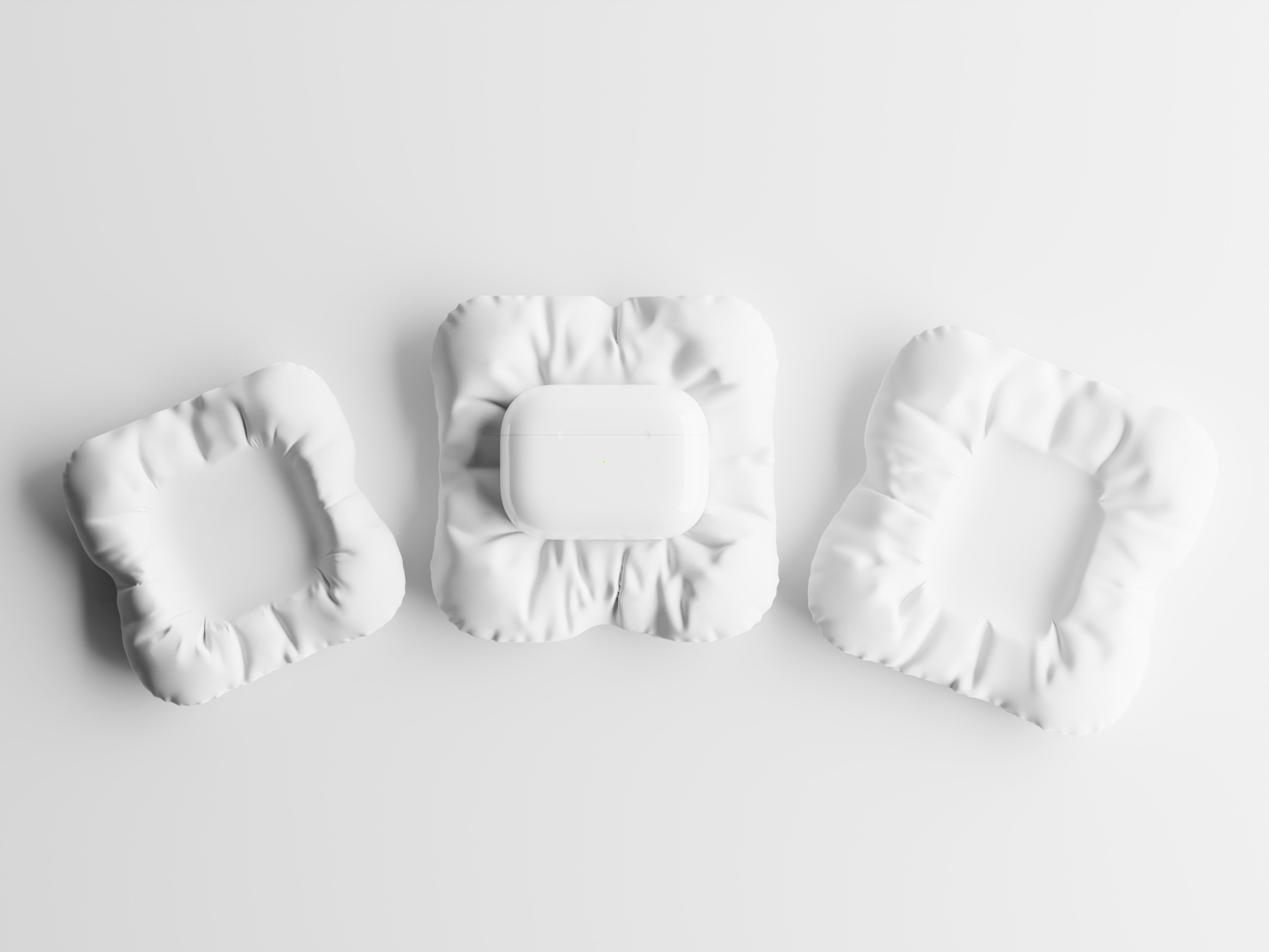 Alveo AirPods Cushion Stand – Puffy Dock for AirPods Pro 2, AirPods 2 & AirPods 4